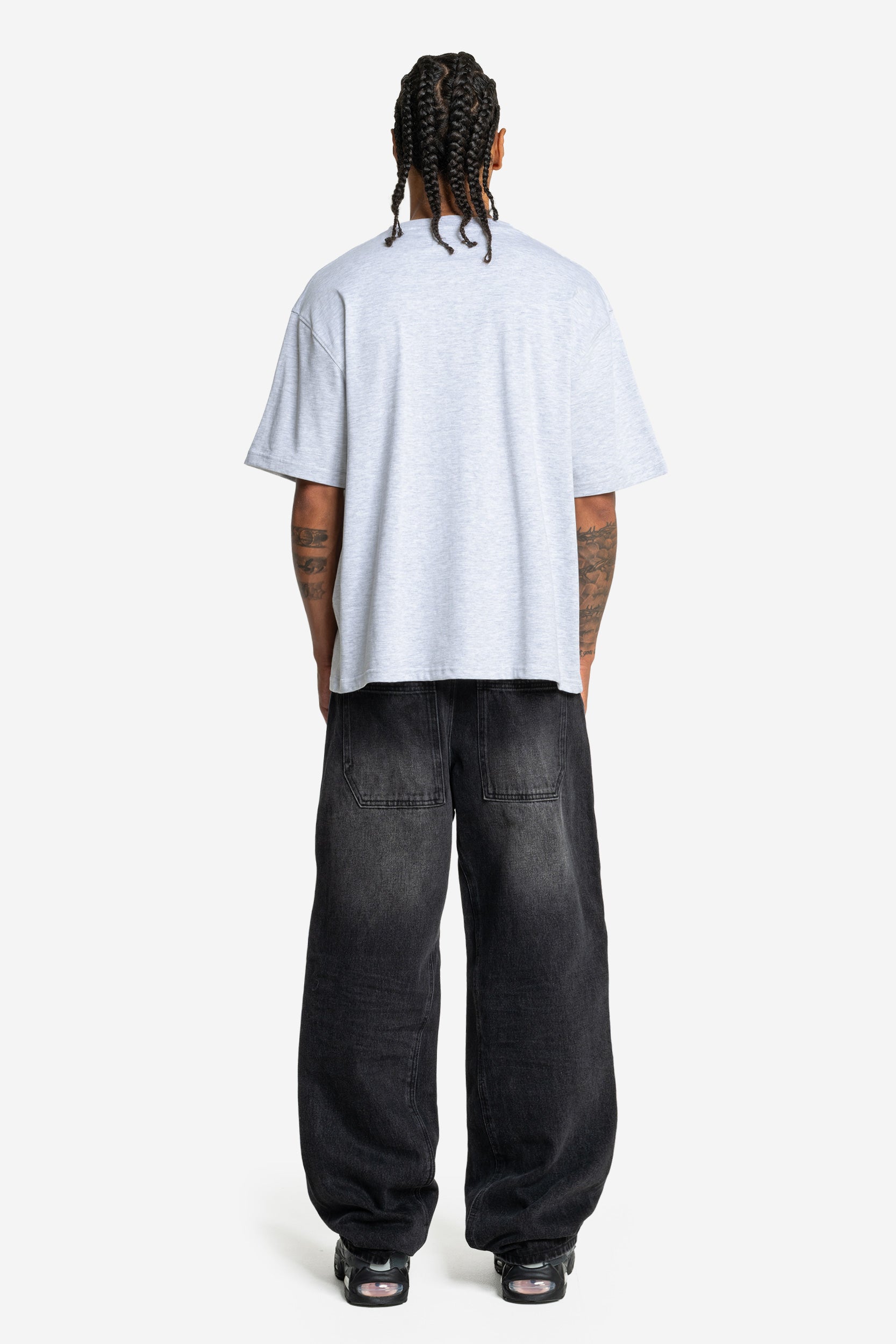 WET DREAM TEE GREY MELANGE