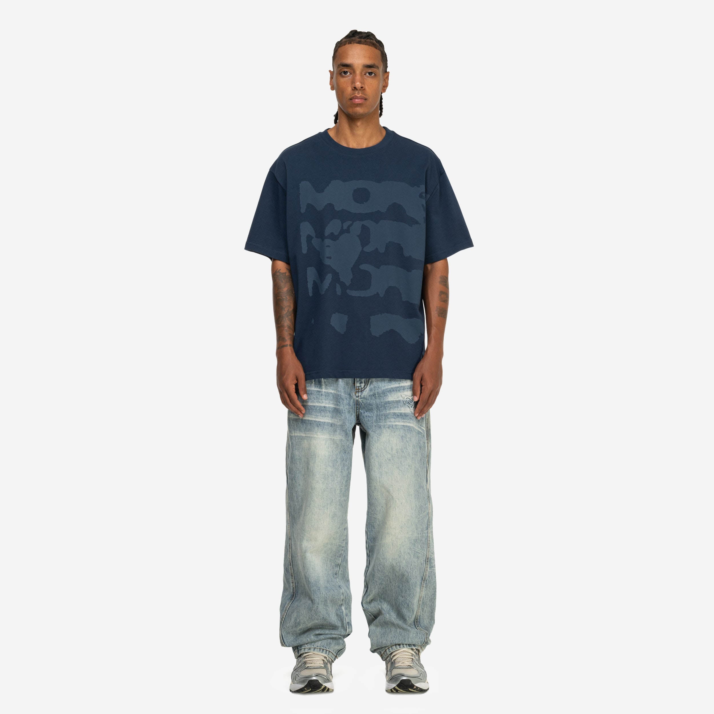 RADIANT CASH TEE NAVY