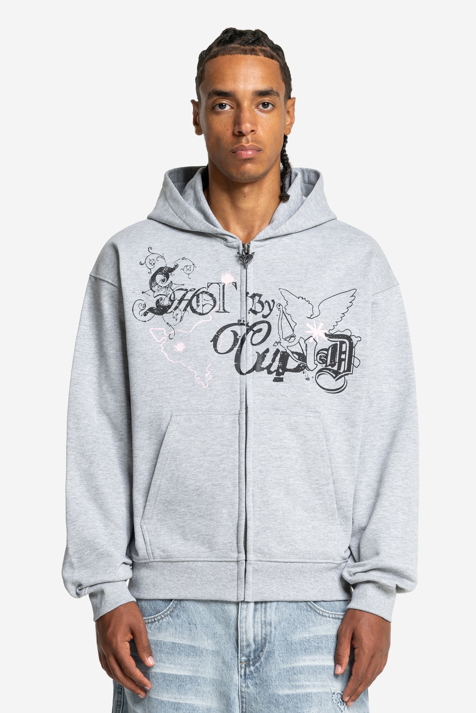 CUPID ZIP GREY MELANGE