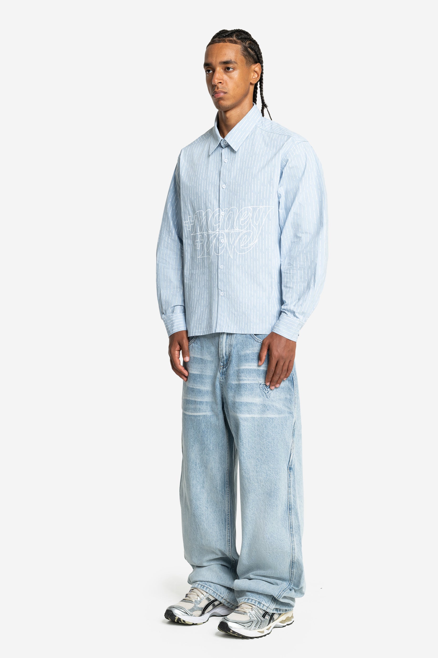 LONG-SLEEVE SHIRT BLUE