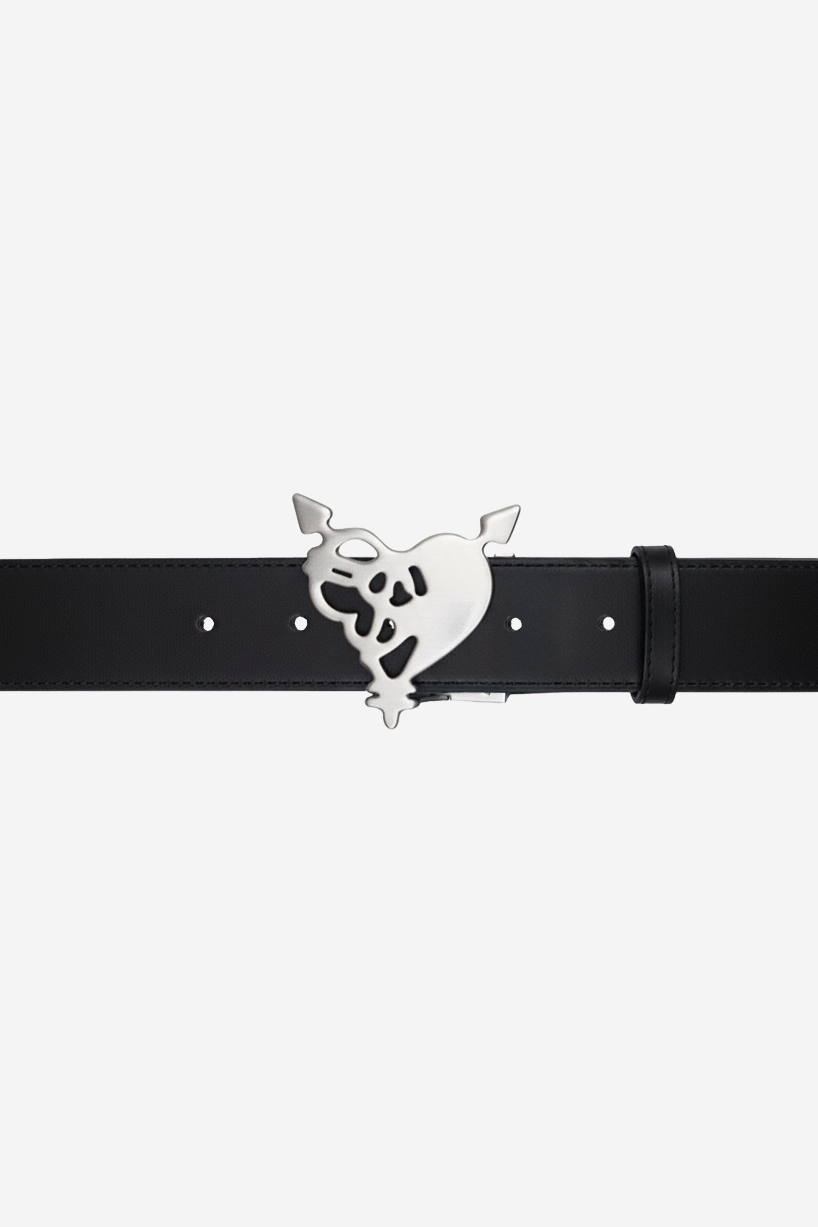 HEART LOGO BELT BLACK