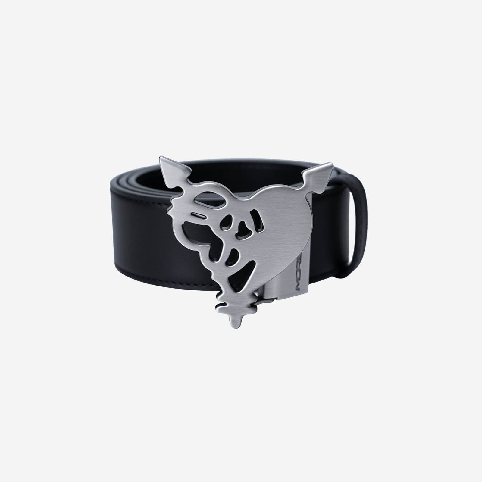 HEART LOGO BELT BLACK