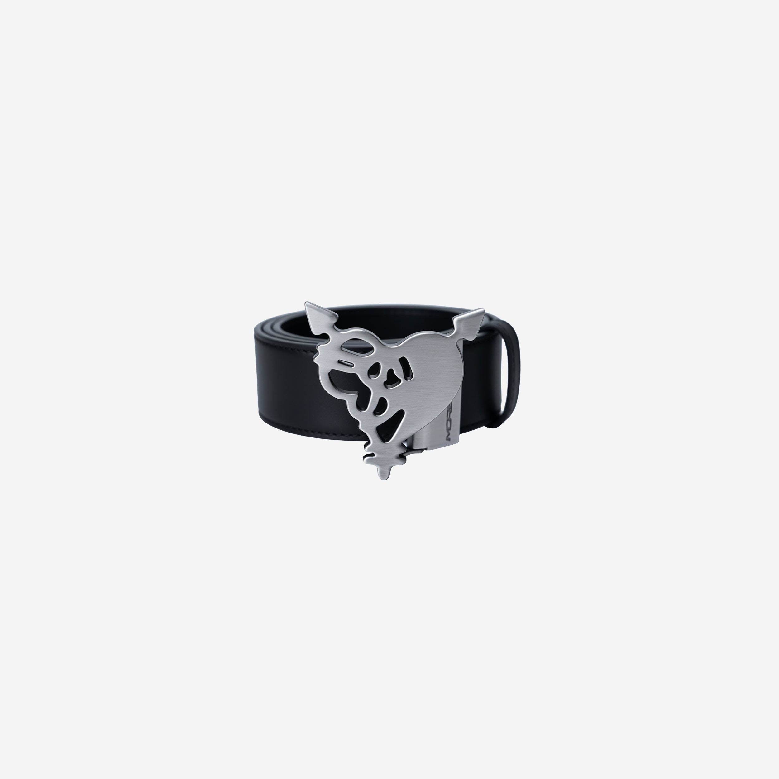 HEART LOGO BELT BLACK