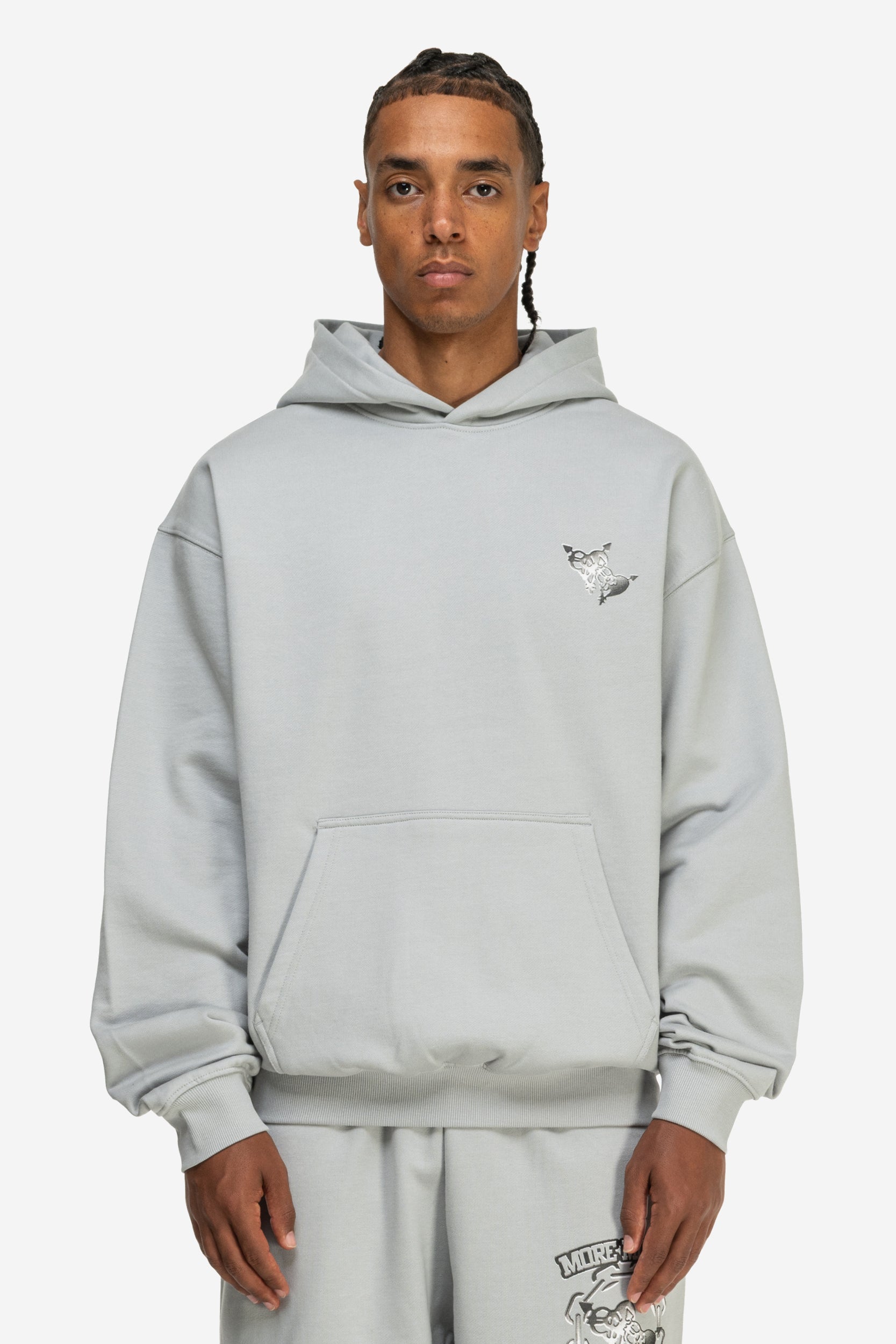 CHROME HOODIE GREY