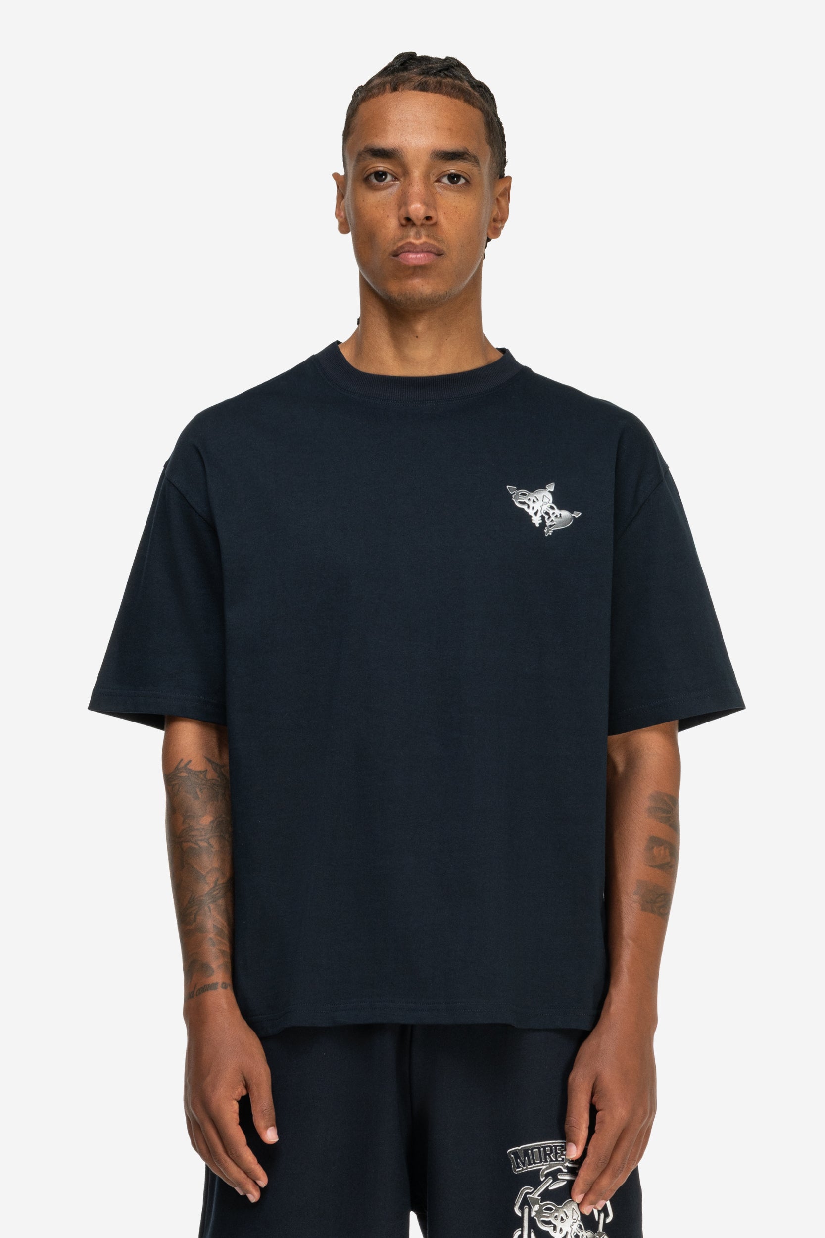 CHROME TEE NAVY
