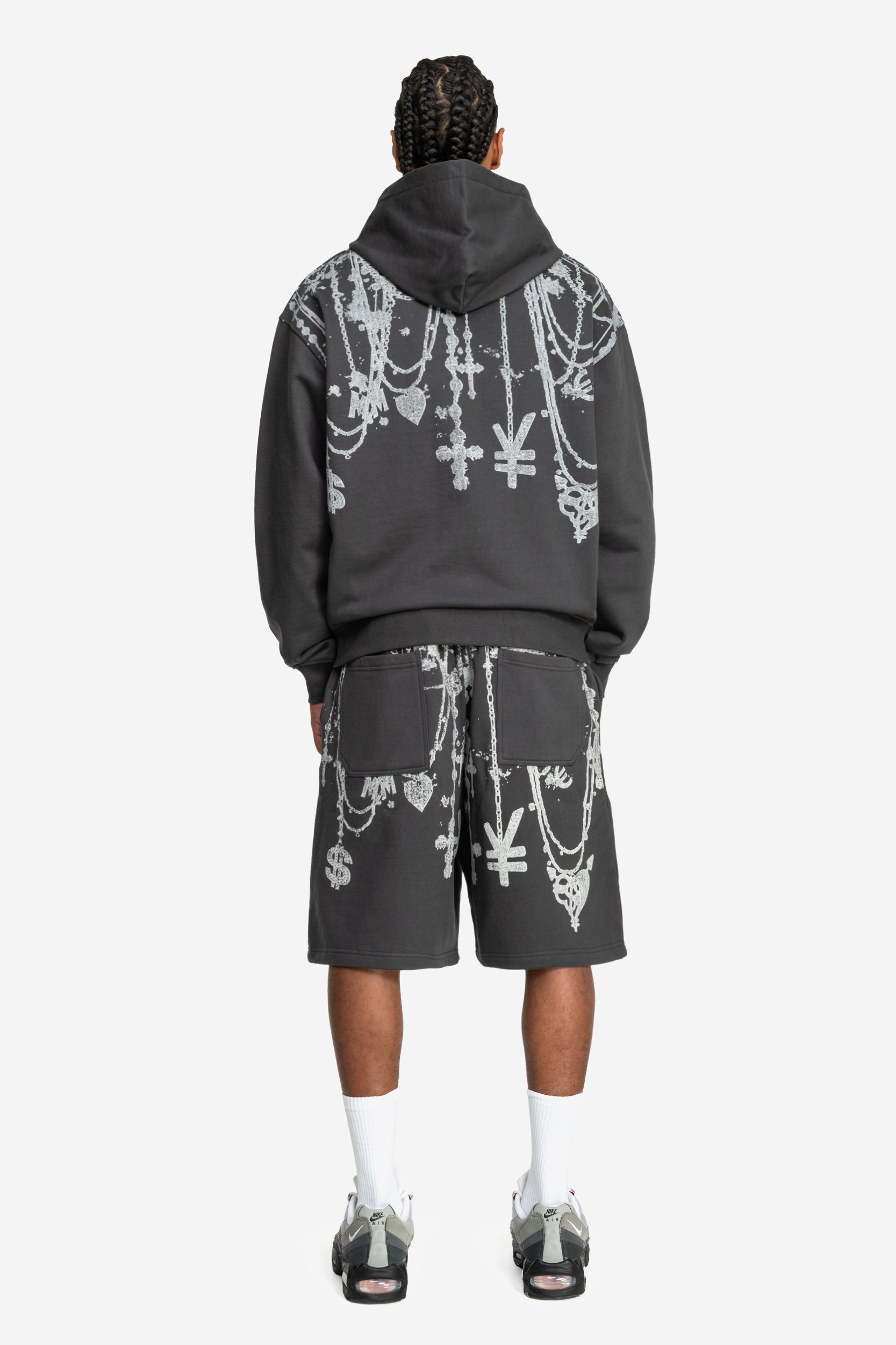 CHAINS SHORTS DARKGREY