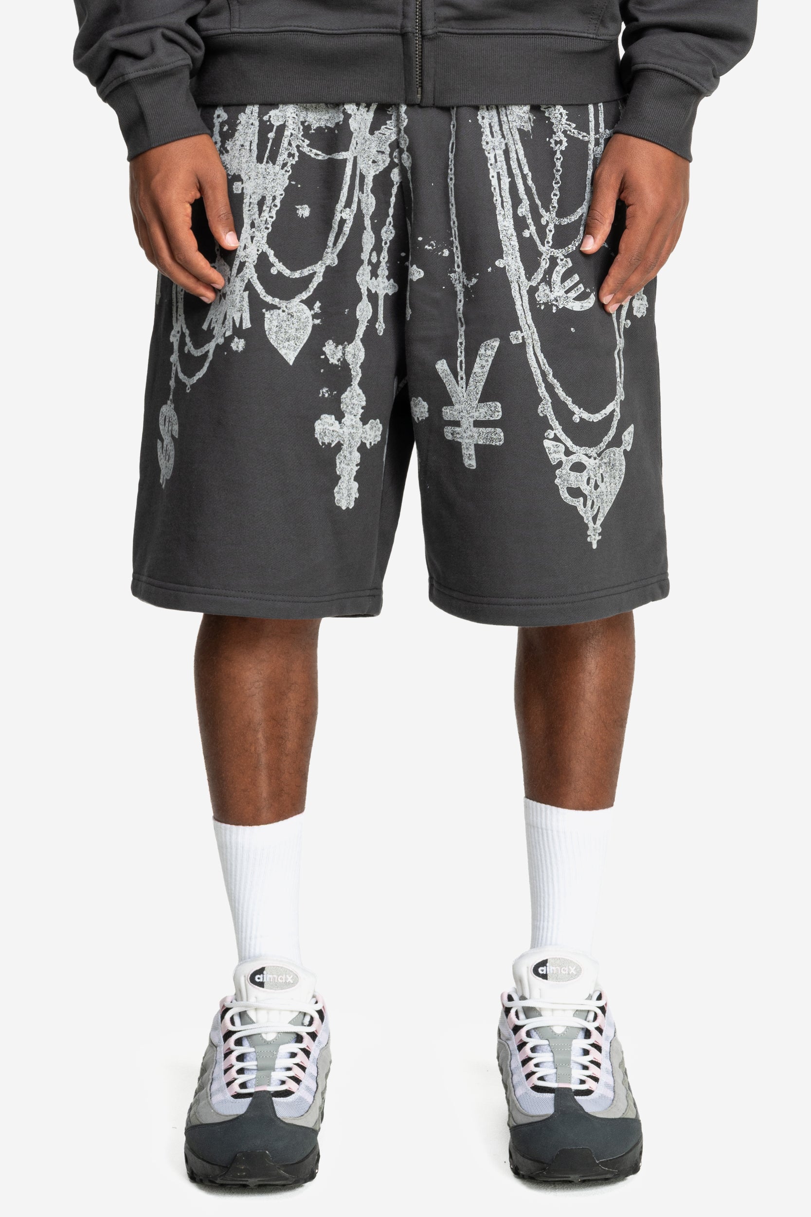 CHAINS SHORTS DARKGREY