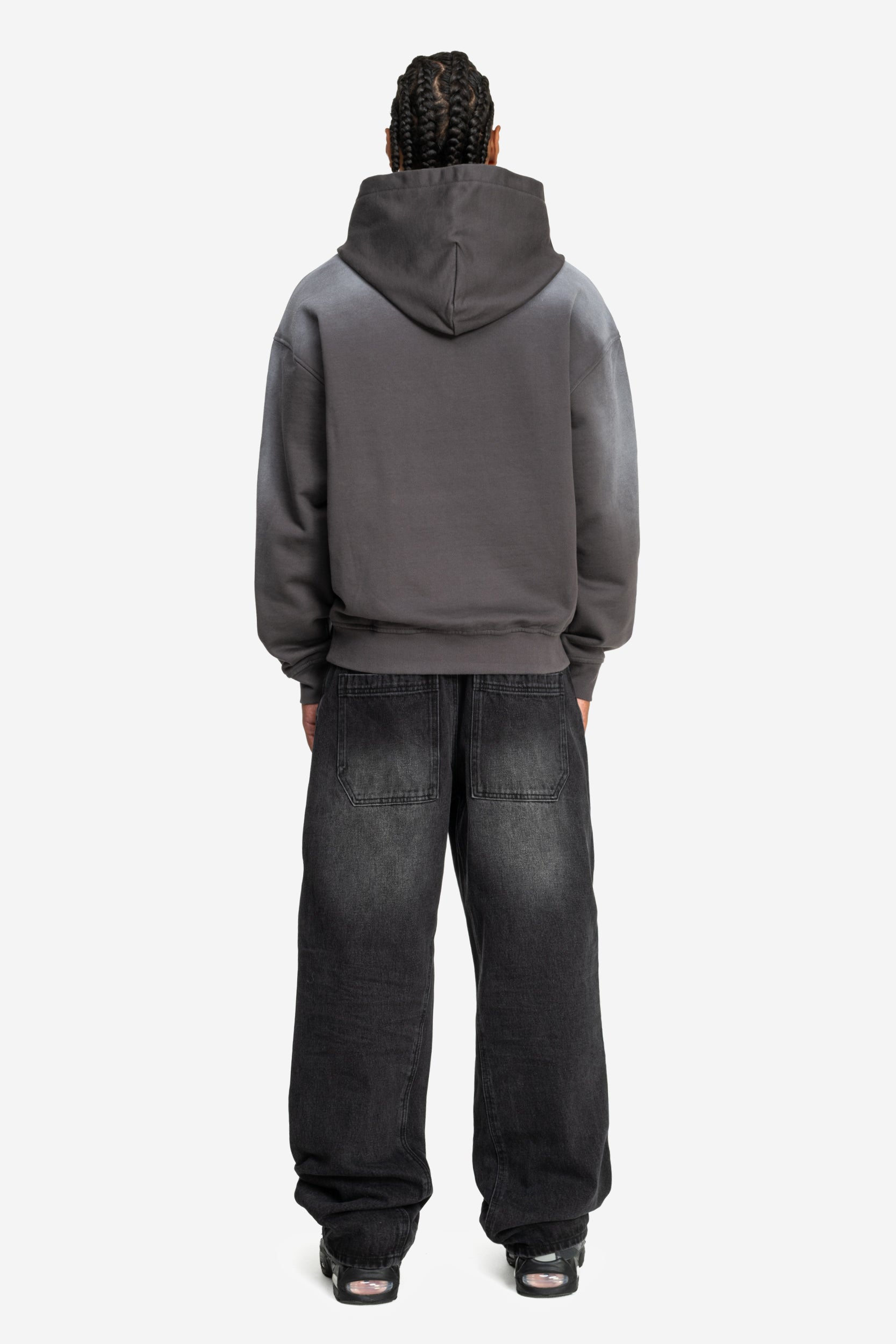 WET DREAM HOODIE DARK GRAY WASHED