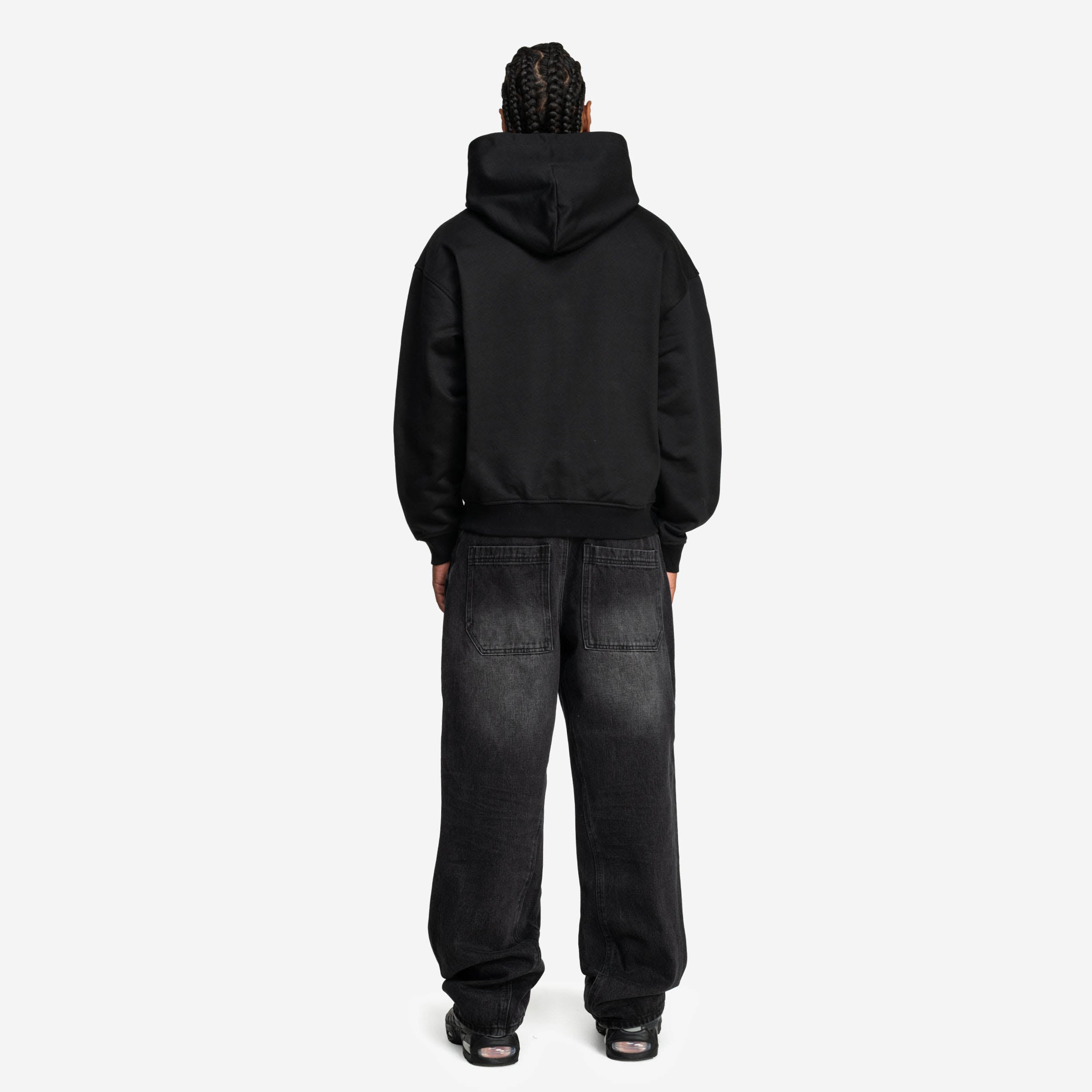 MONEY ROOTED ZIP BLACK