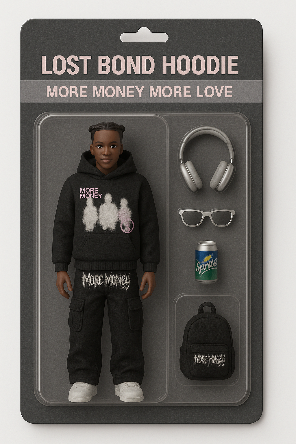 LOST BOND HOODIE BLACK EASTER50