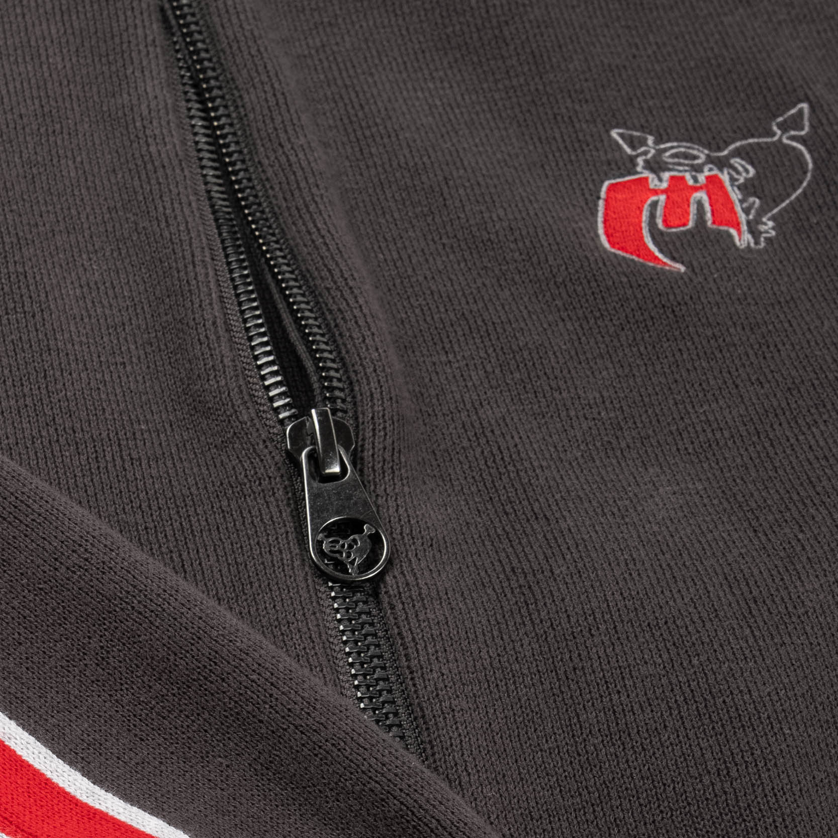 KNIT TRACK JACKET GREY