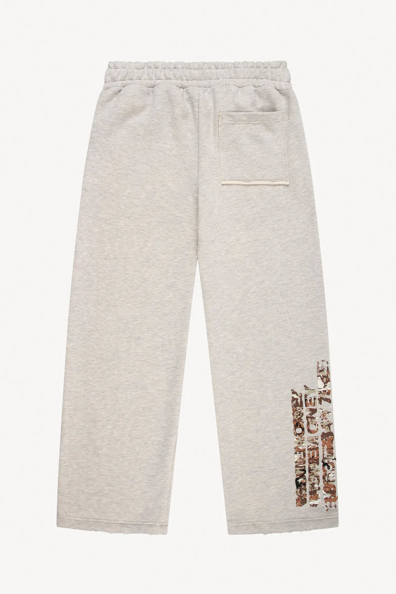 MONEY CALLING FLATLOCK JOGGER GRAY MELANGE