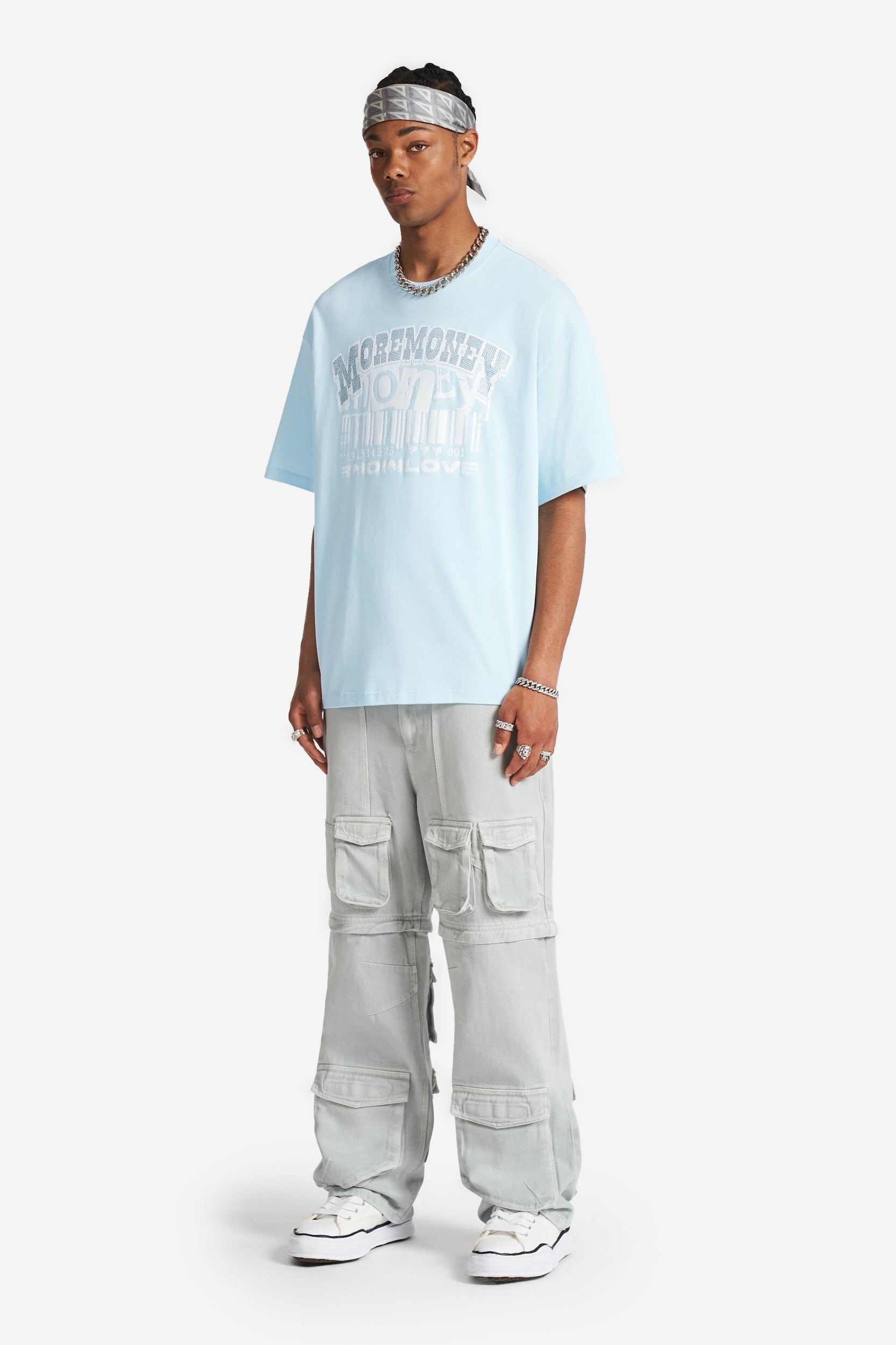 BASELESS BARCODE TEE ICY FROST