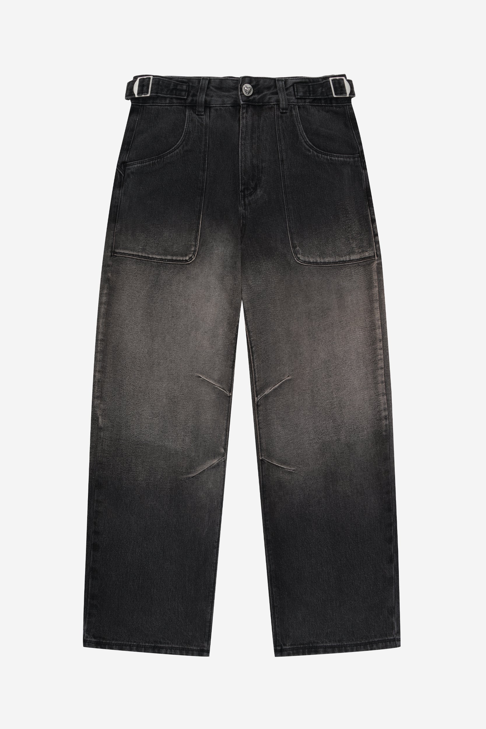 RADIANT CASH ZIP ALL BLACK + CRUSH DENIM BLACK WASHED