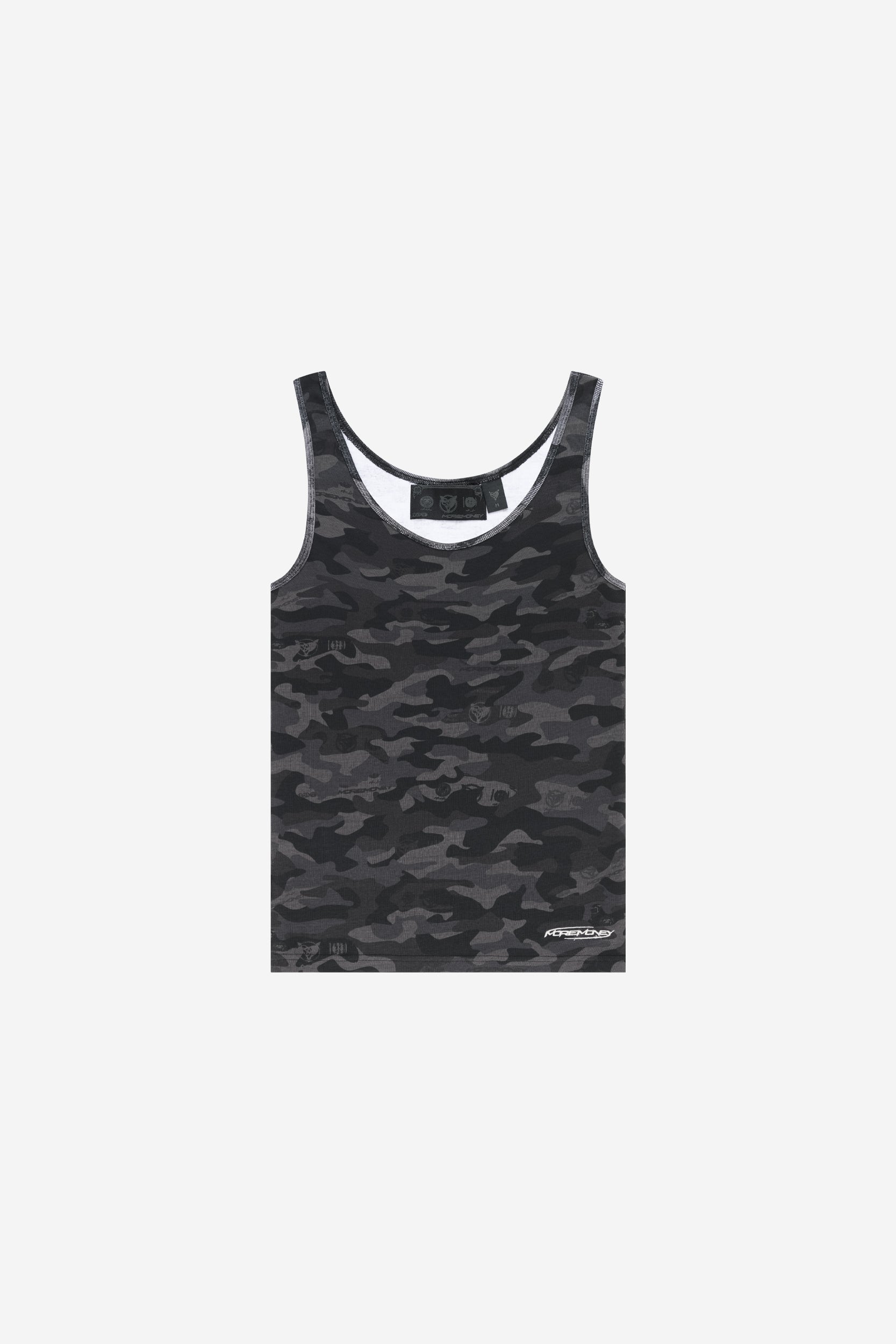 CAMO TANKTOP BLACK