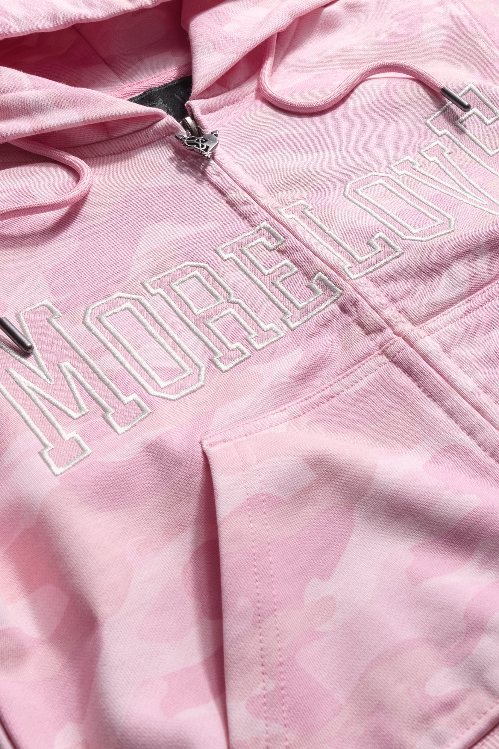 CAMO GIRLS ZIP PINK