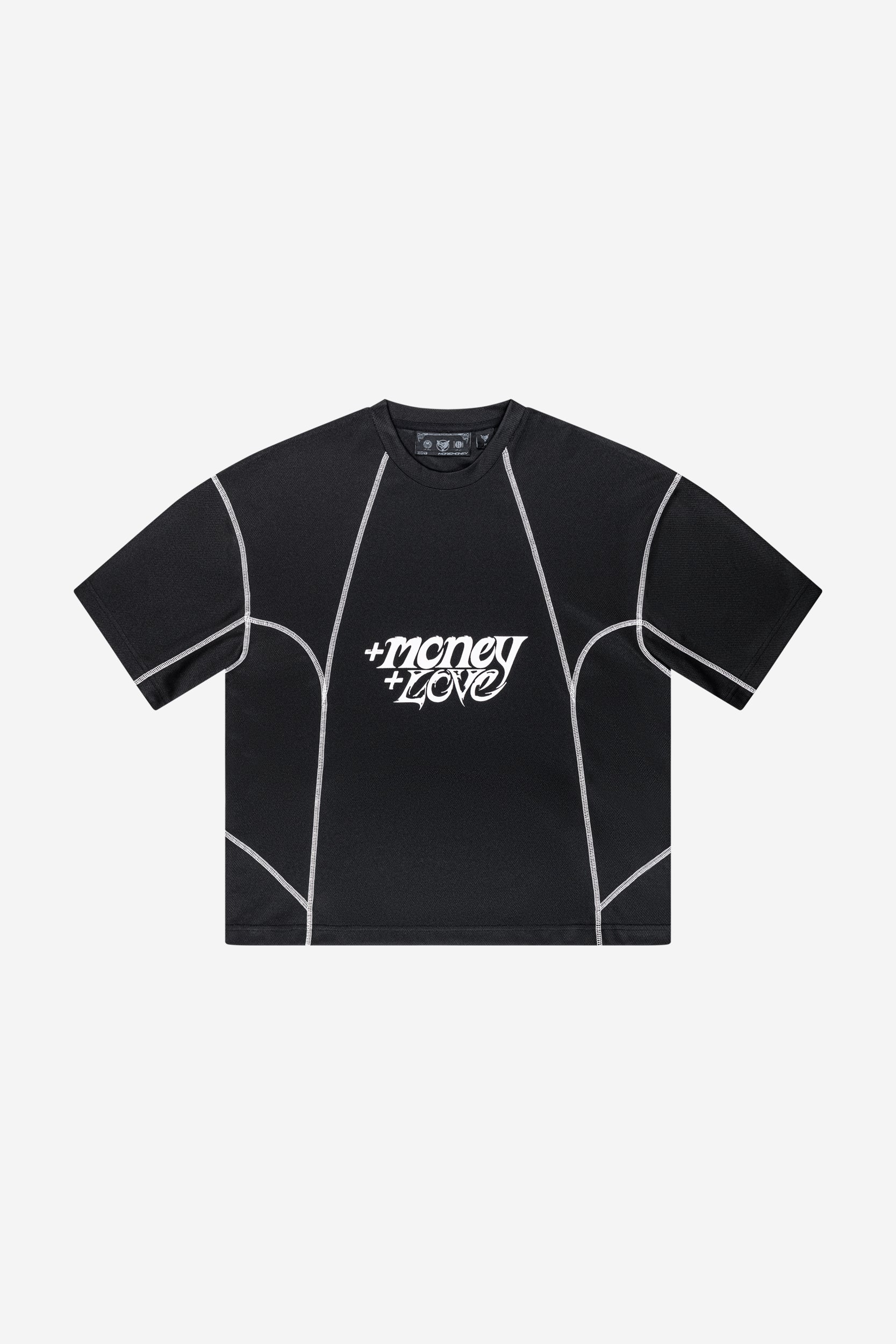 FLATLOCK JERSEY BLACK
