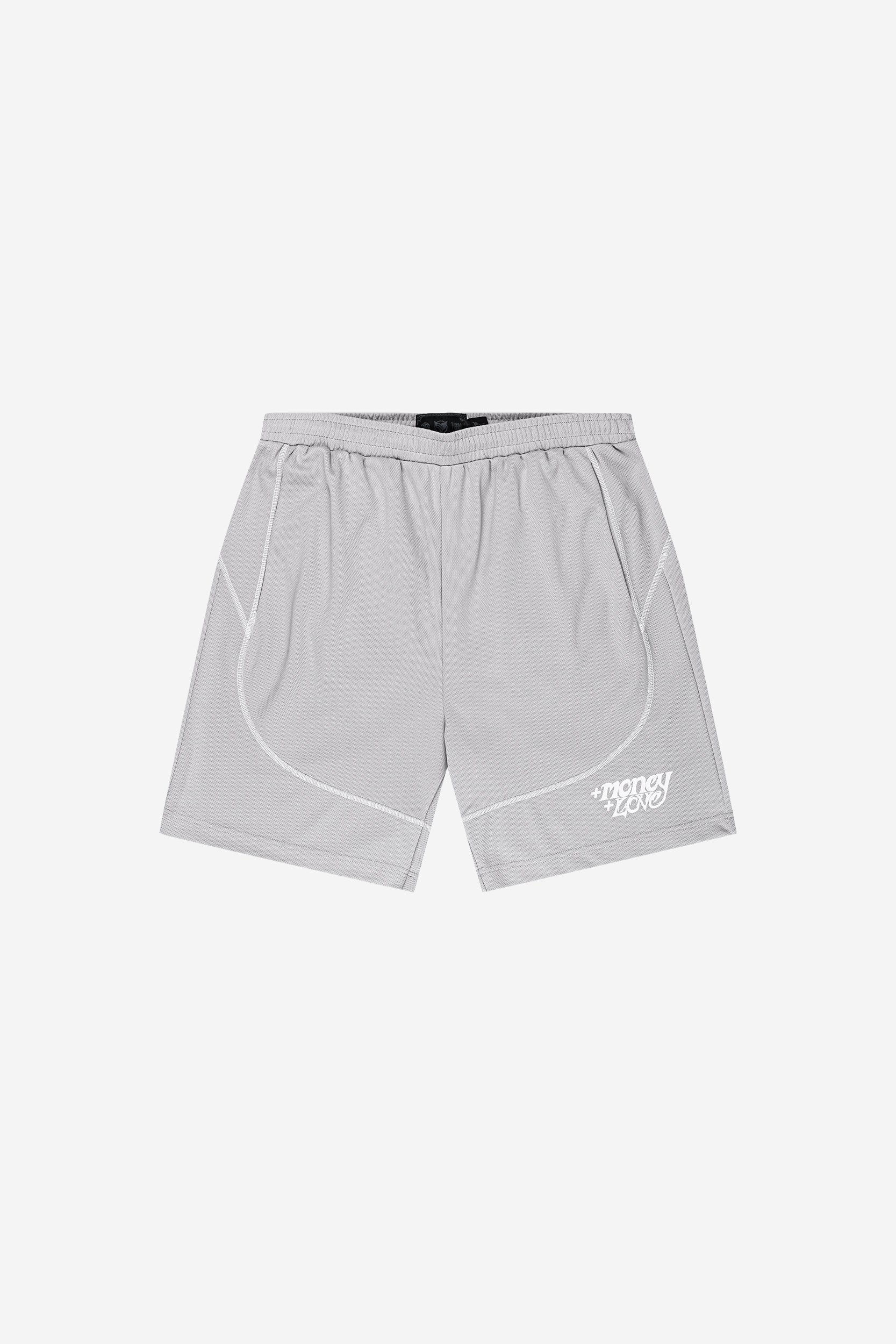 FLATLOCK SHORTS LIGHT GREY