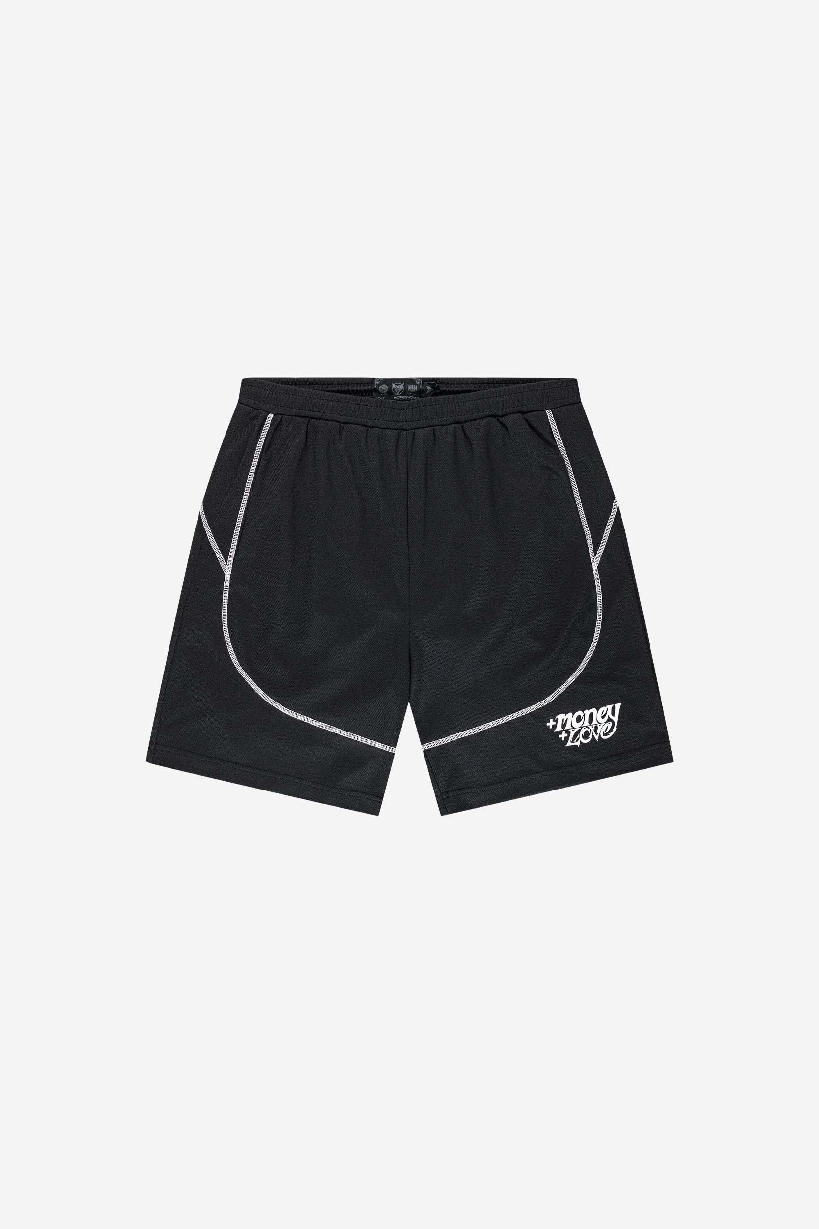 FLATLOCK SHORTS BLACK