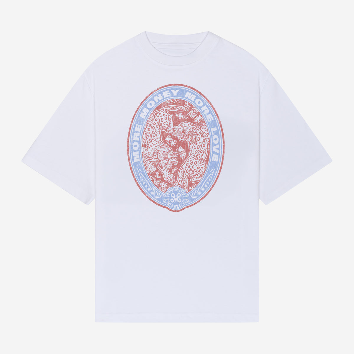 LEOPARD TEE WHITE