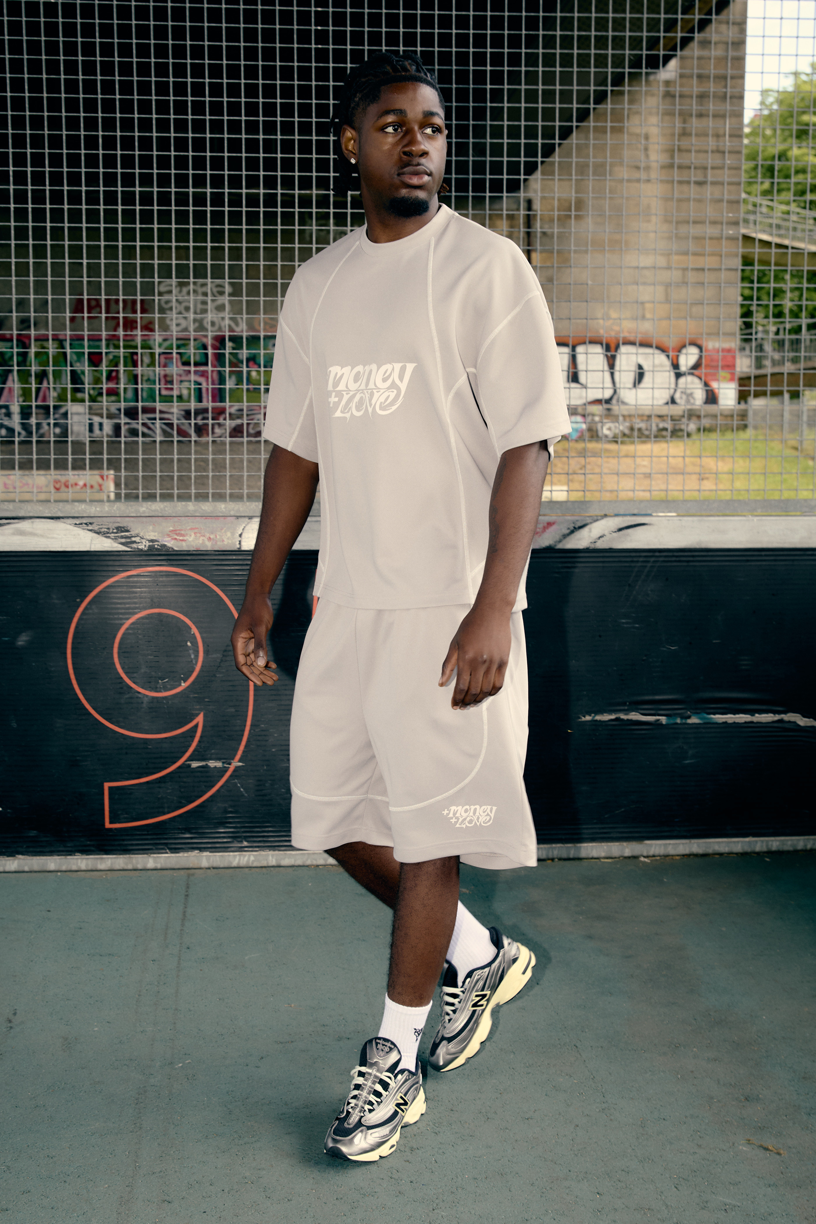 FLATLOCK JERSEY LIGHT GREY