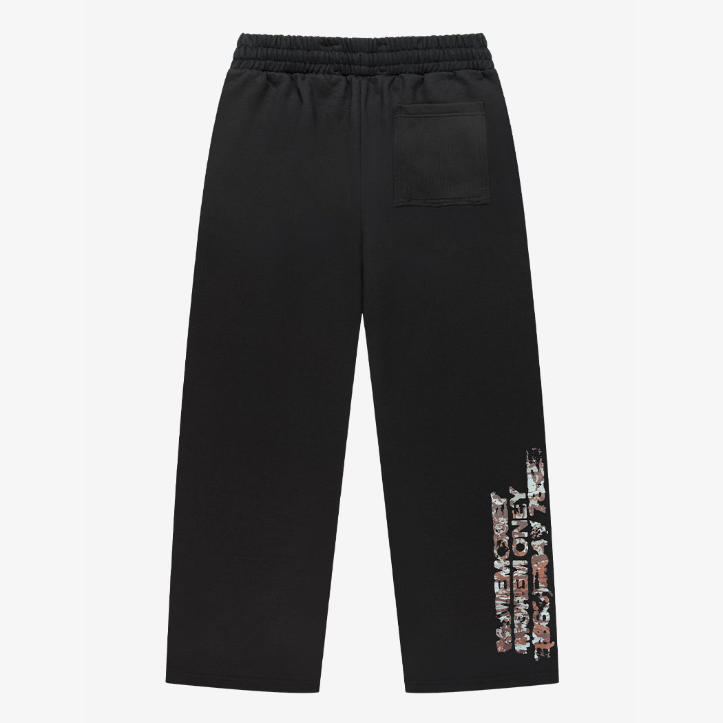 MONEY CALLING FLATLOCK HOODIE + JOGGER BLACK