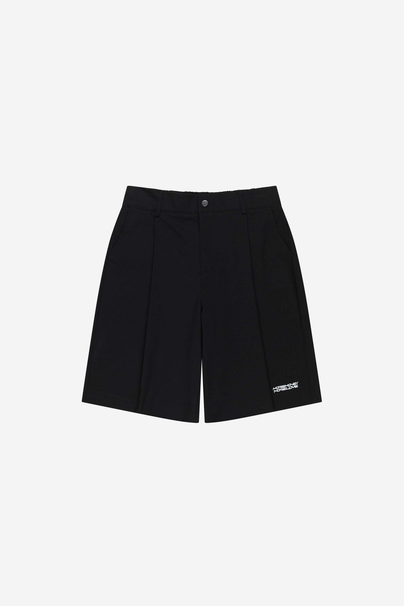 PLEATED SHORTS BLACK