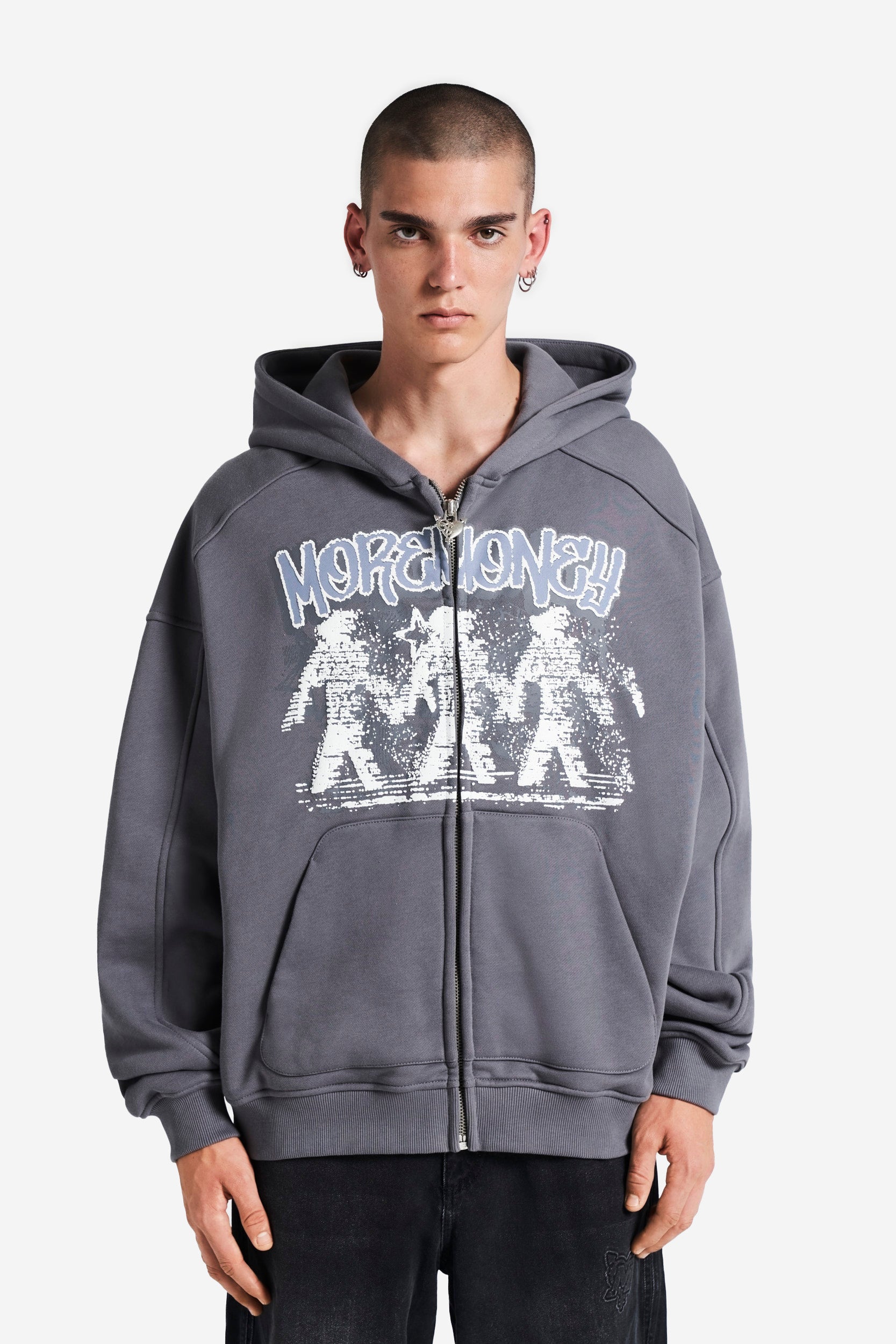 PAPER DOLL ZIP ANTHRACITE