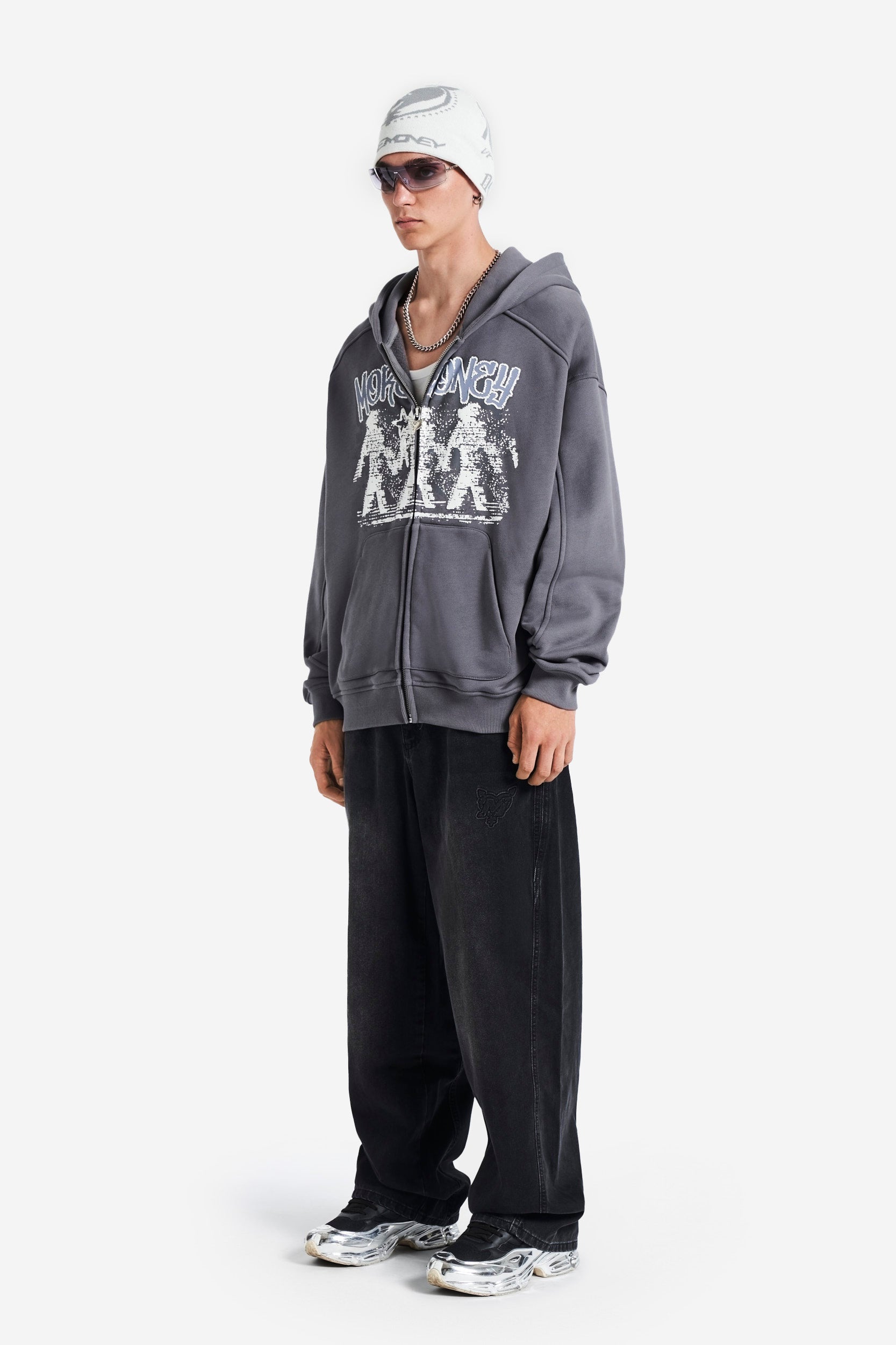 PAPER DOLL ZIP ANTHRACITE