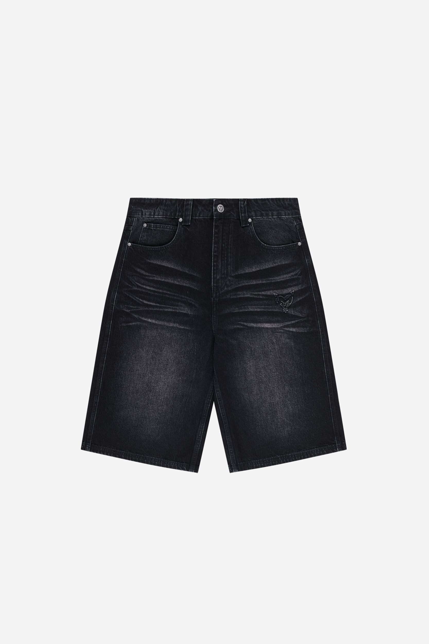 DISTINCTIVE JORTS BLACK