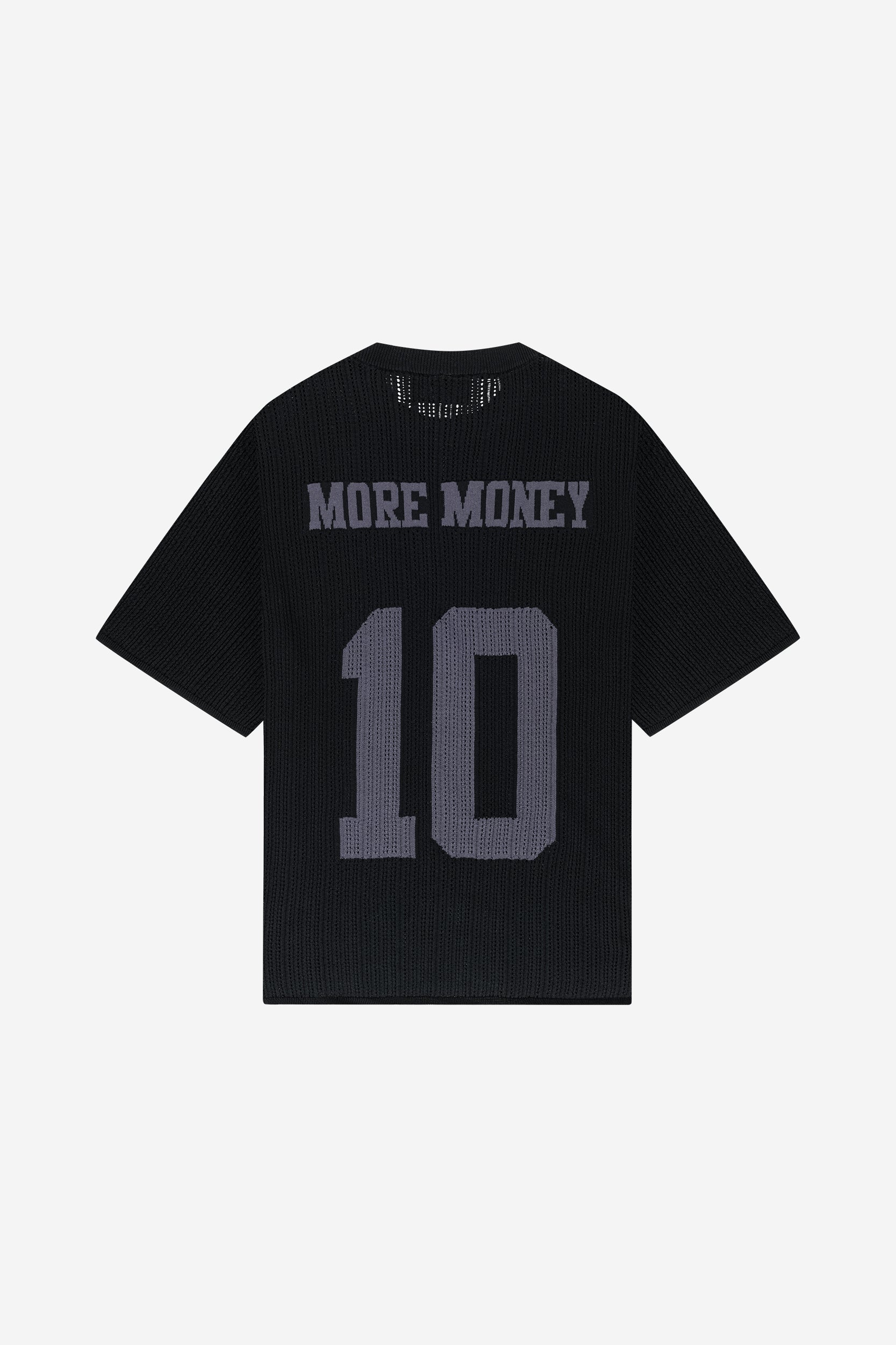 KNIT TEE JERSEY BLACK