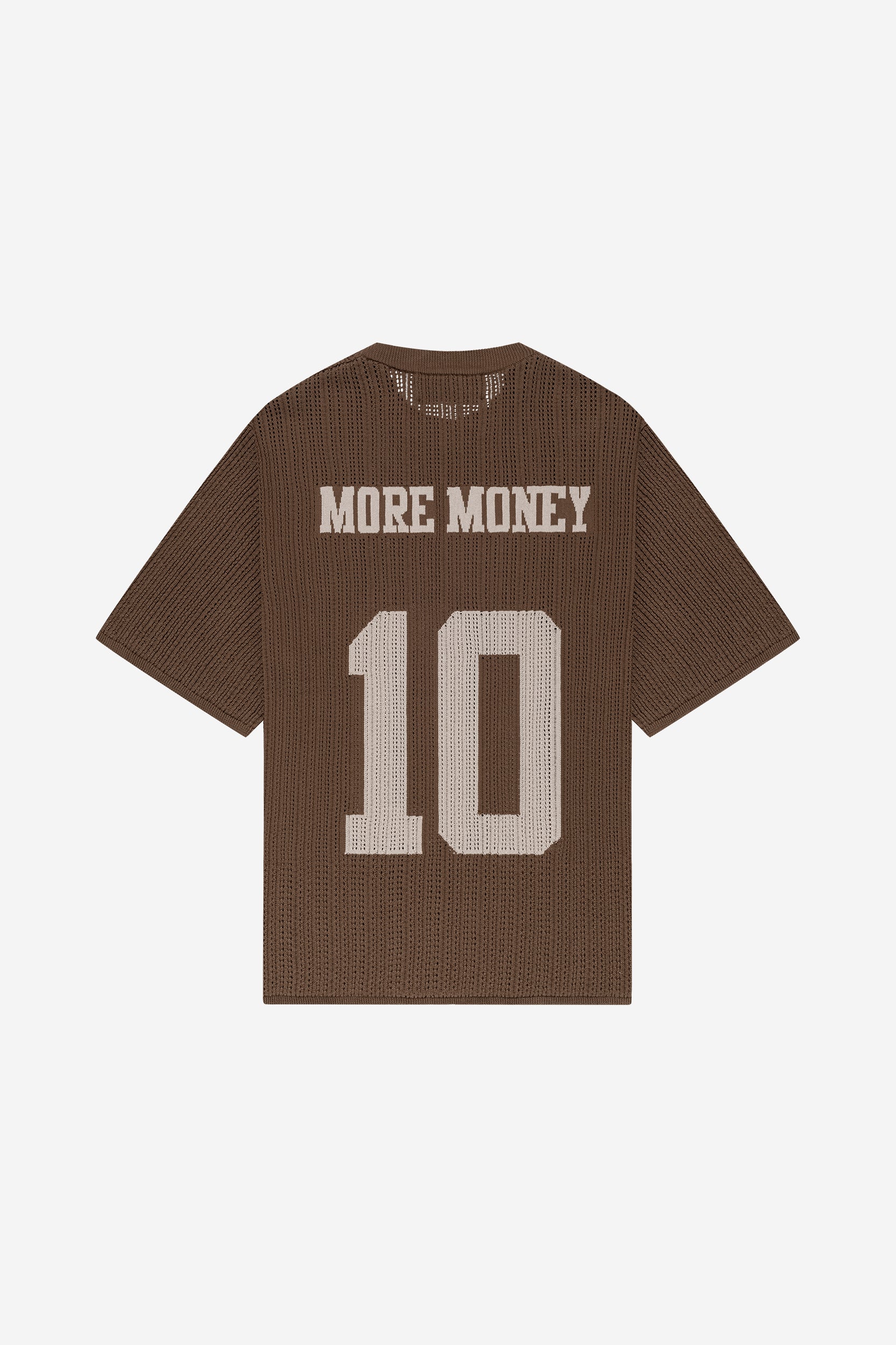 KNIT TEE JERSEY BROWN