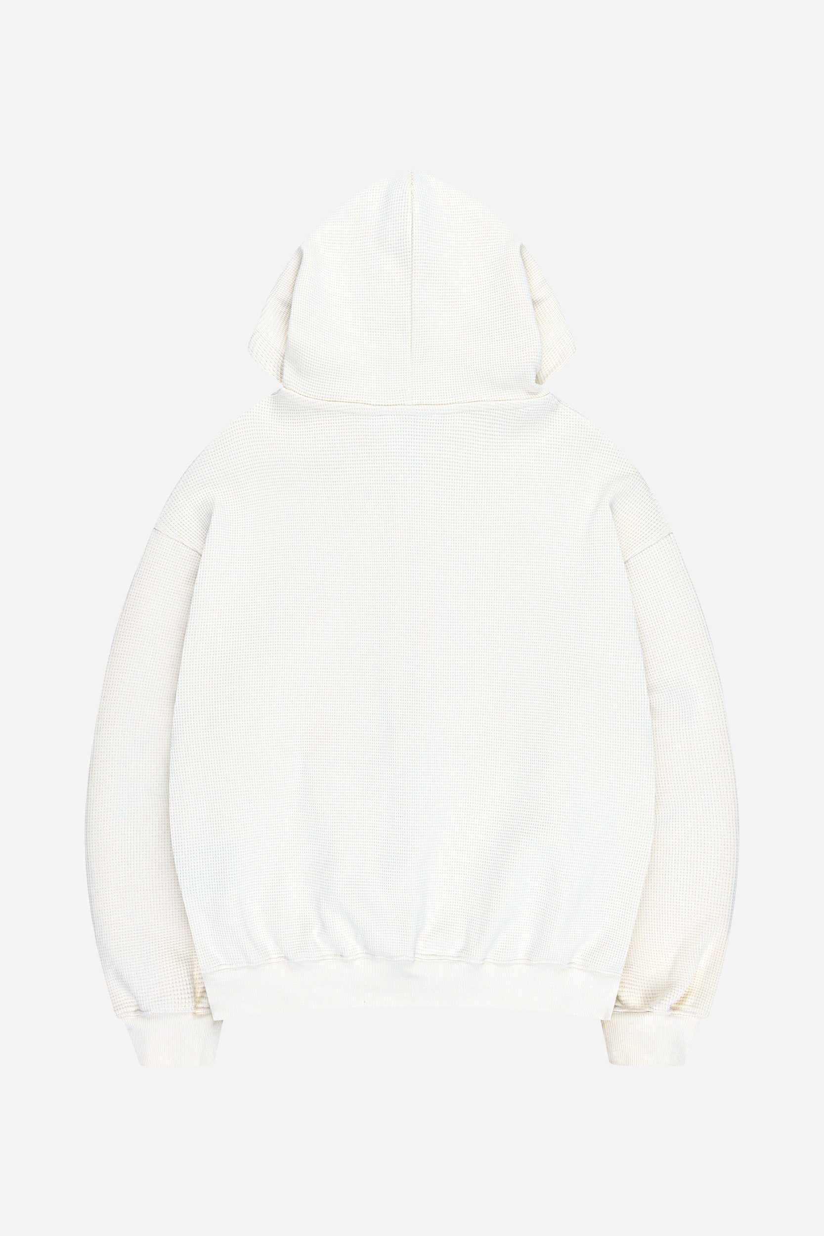 LEGACY WAFFLE ZIP HOODIE CREAM