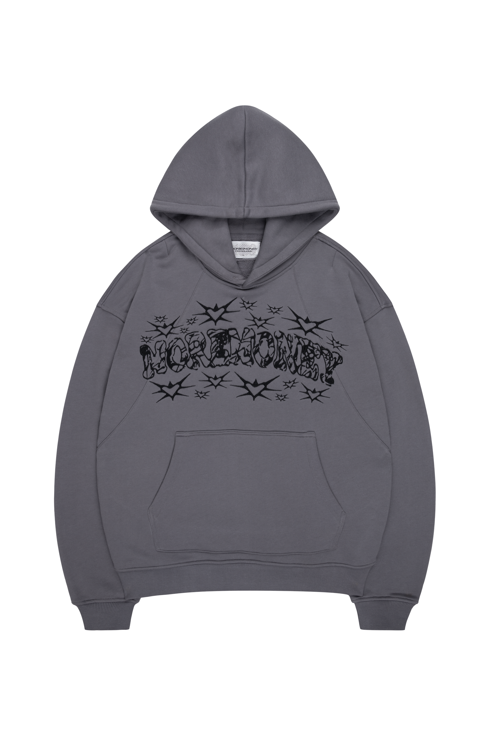 REVERSI GRAPHIC HOODIE TORNADO GRAY
