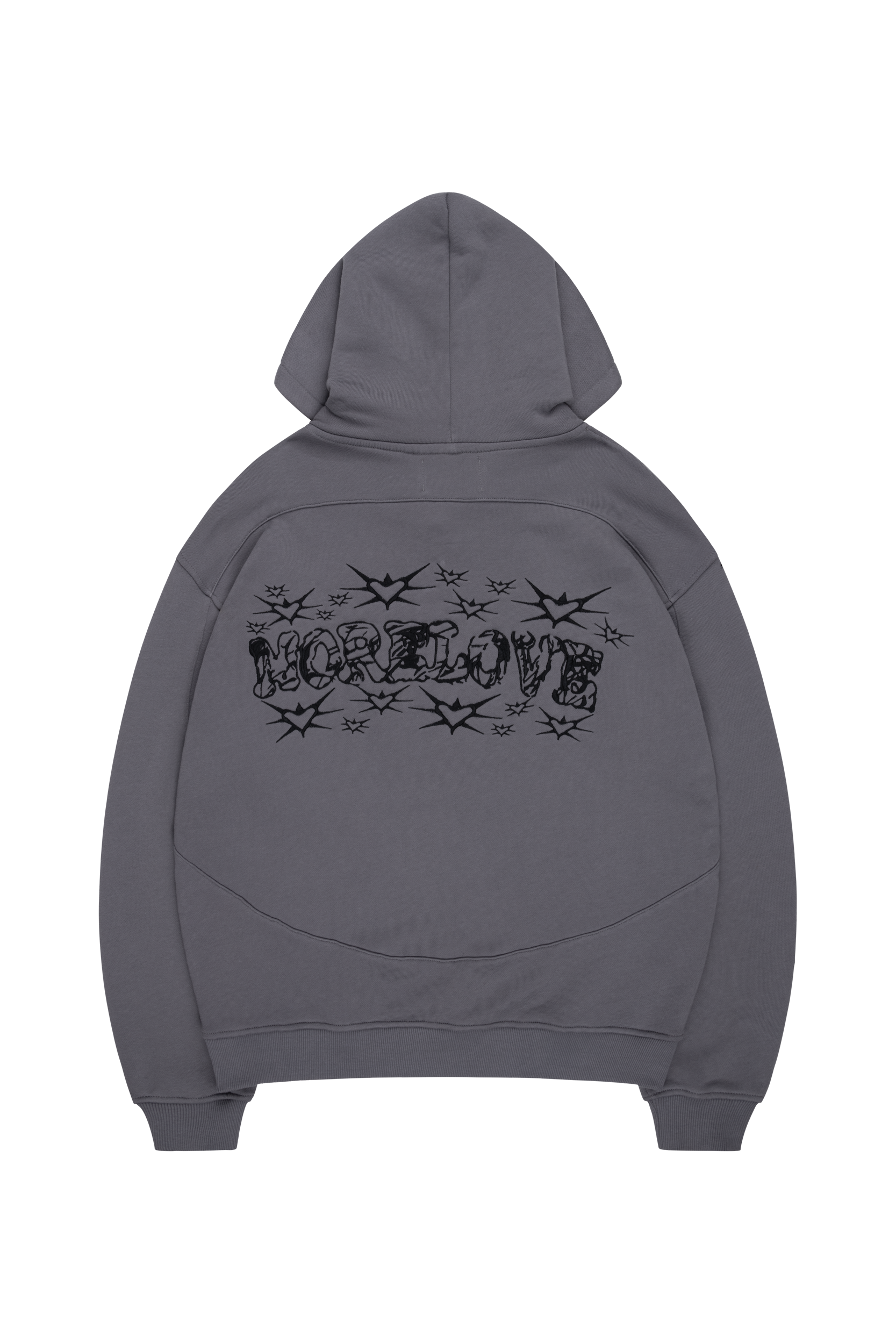 REVERSI GRAPHIC HOODIE TORNADO GRAY