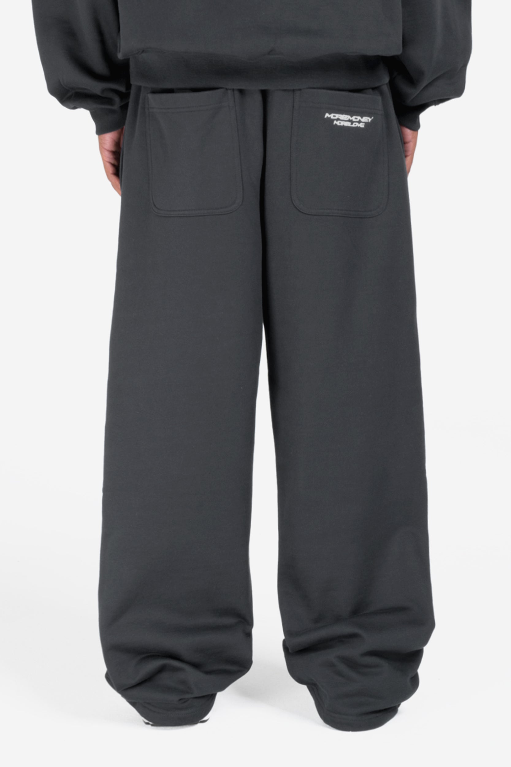 OPEN LEG JOGGER DARK GREY