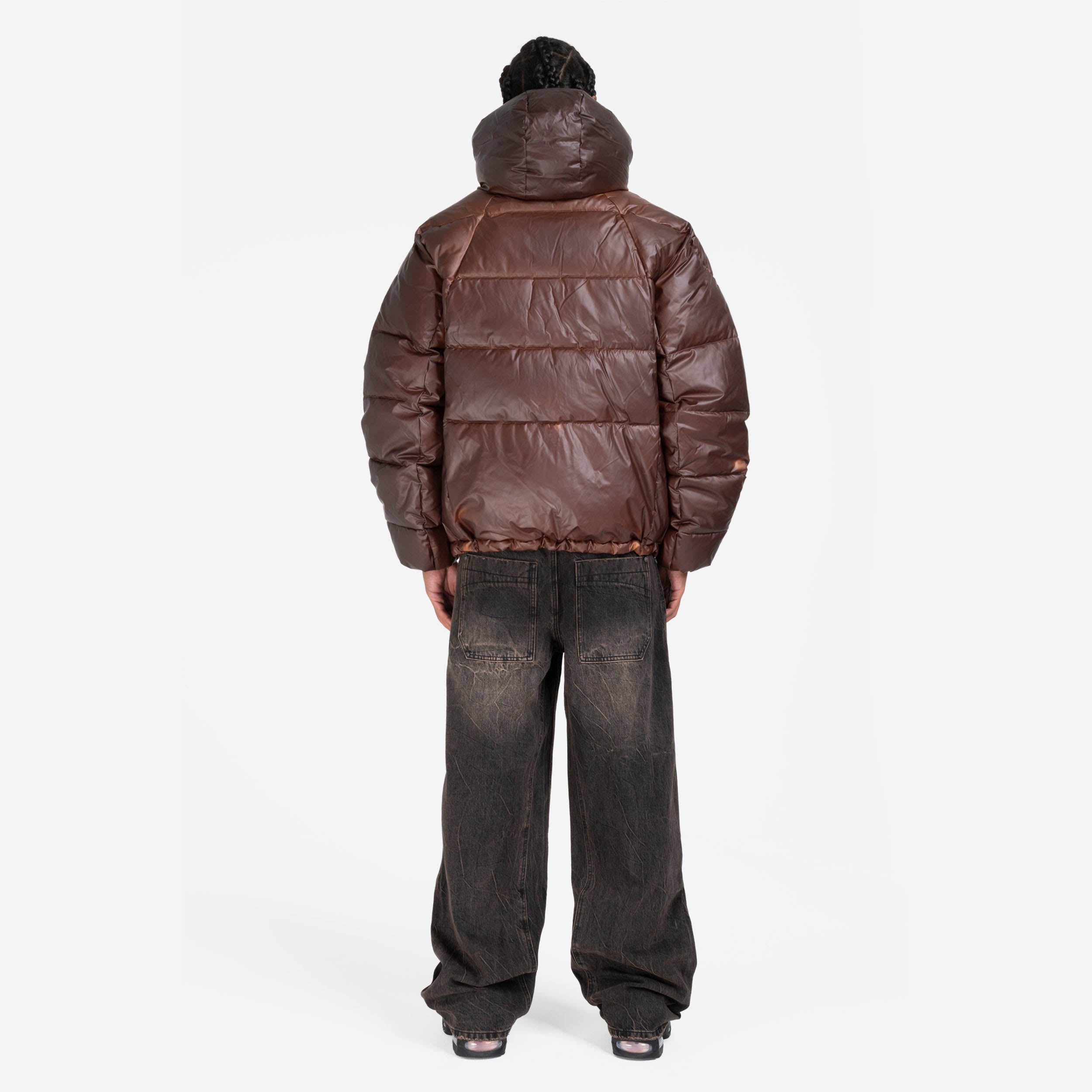 HEAT REACTIVE BIG PUFFA JACKET BROWN