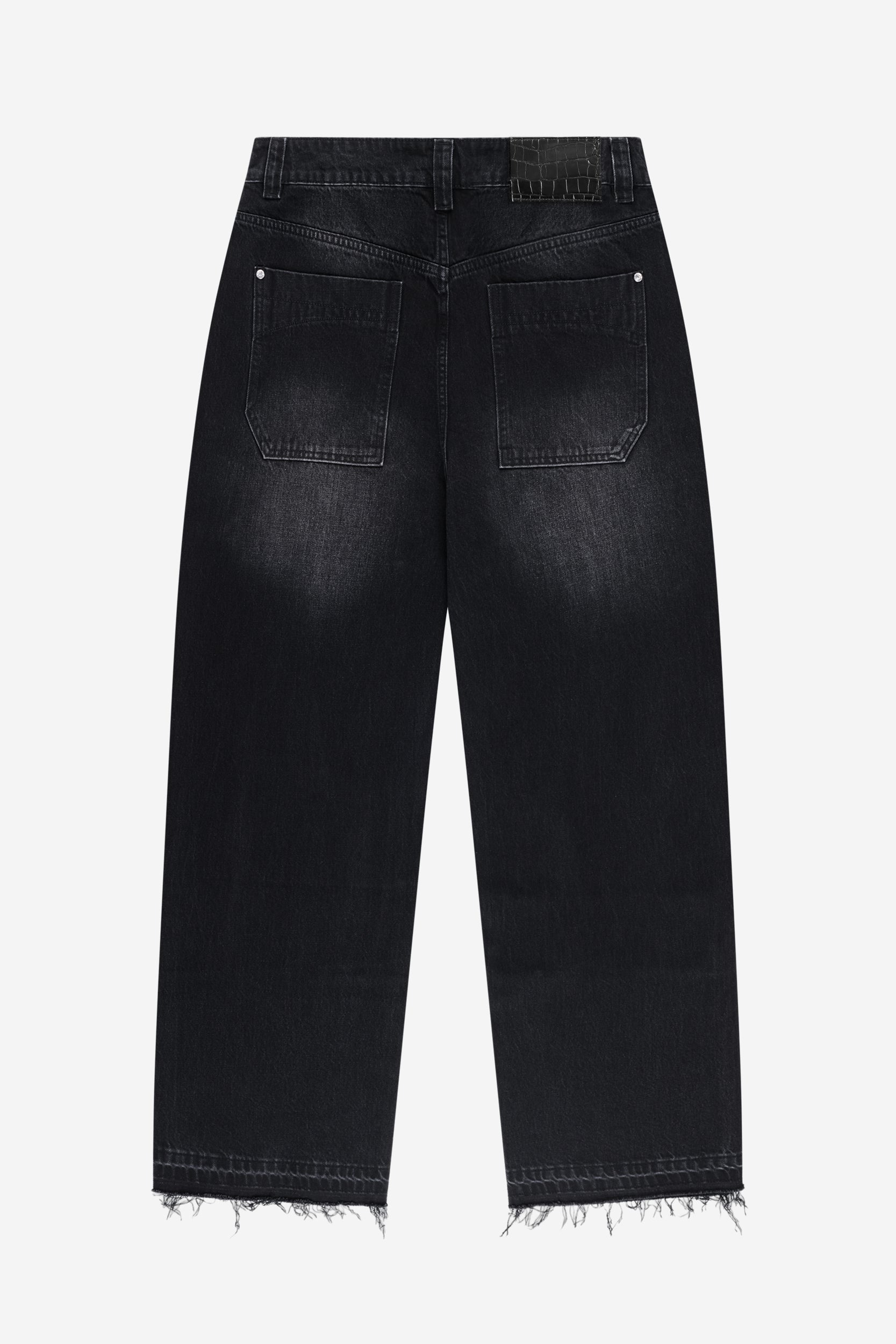 RHINESTONE CARPENTER DENIM BLACK