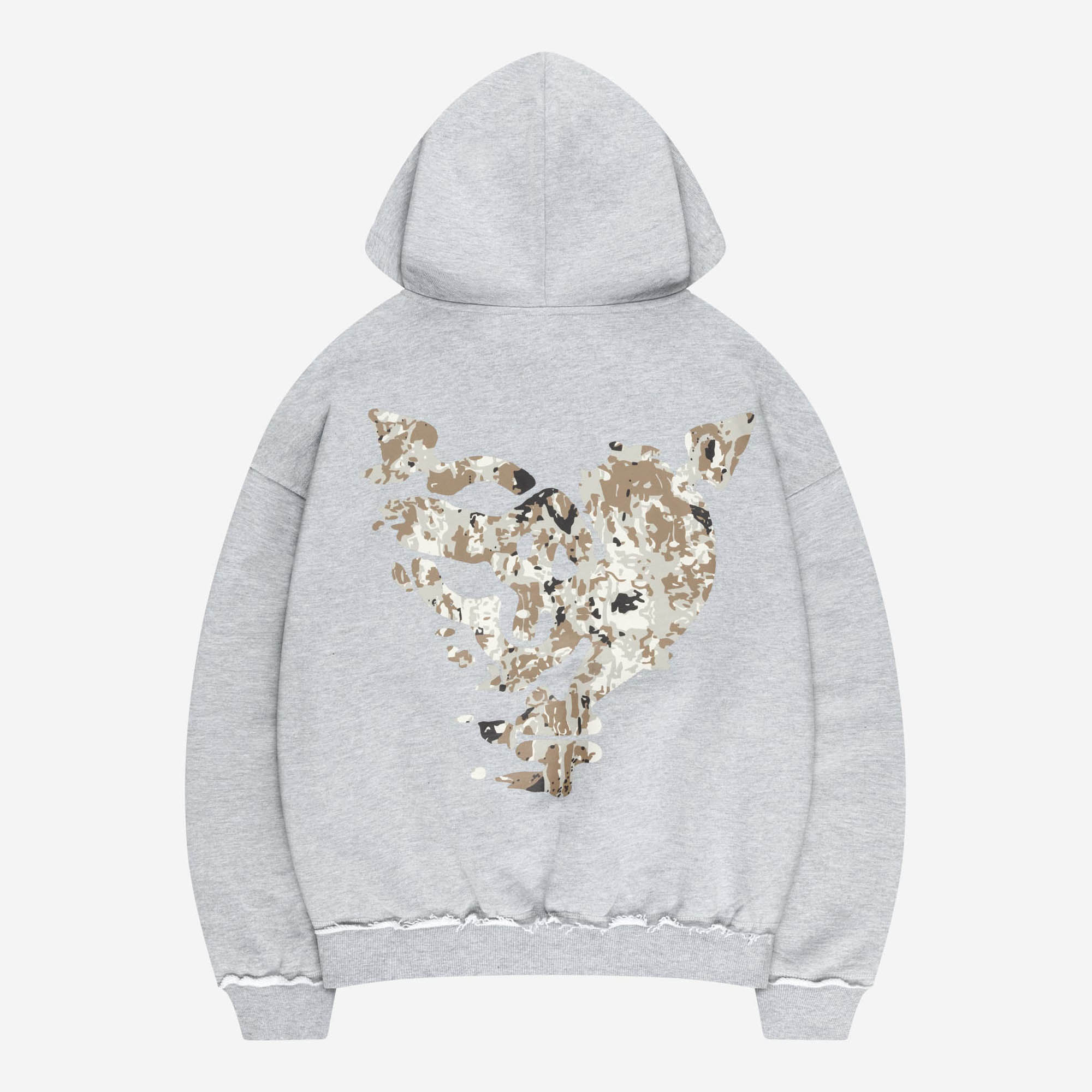 MONEY CALLING FLATLOCK ZIP GREY MELANGE