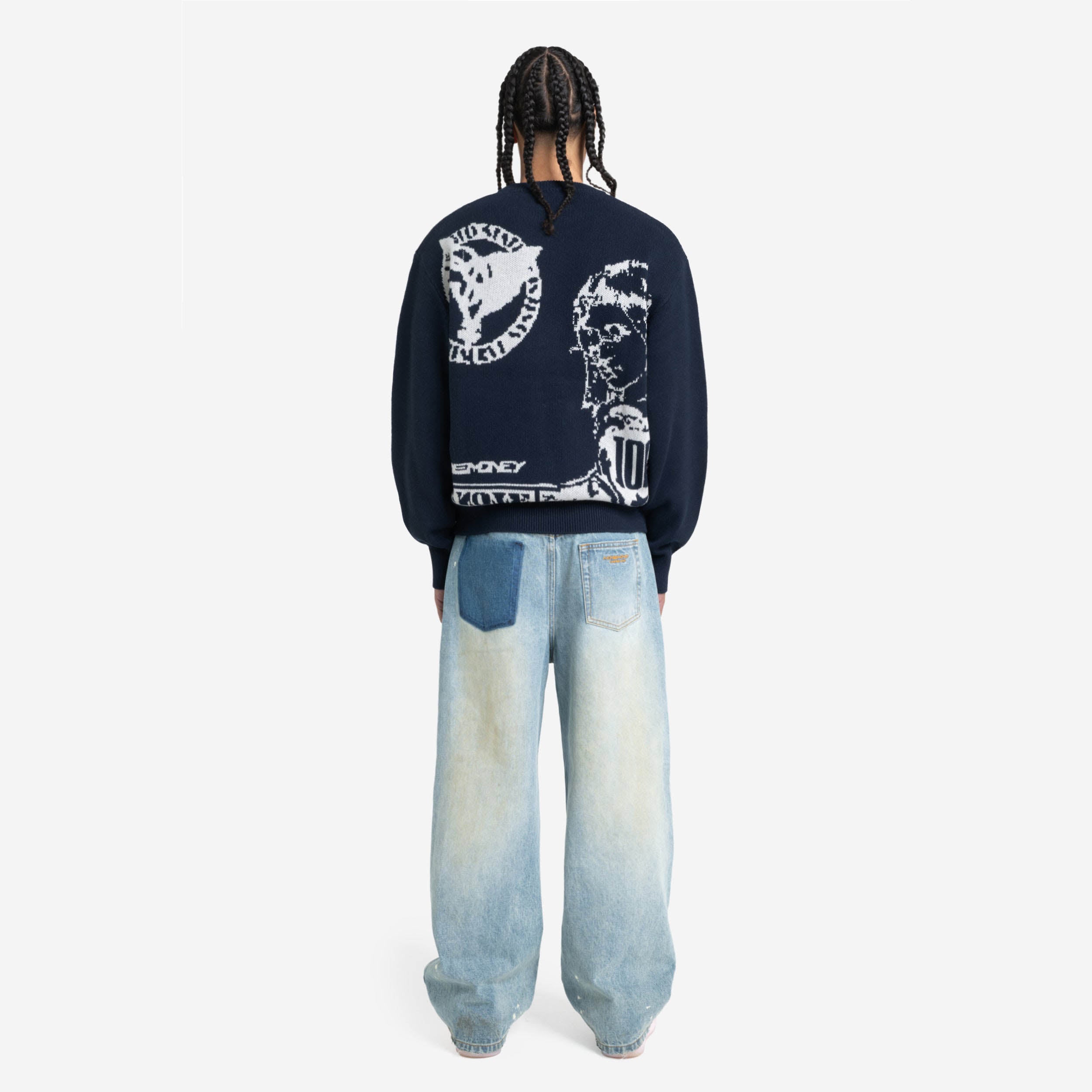 MORE BLESSINGS KNIT NAVY