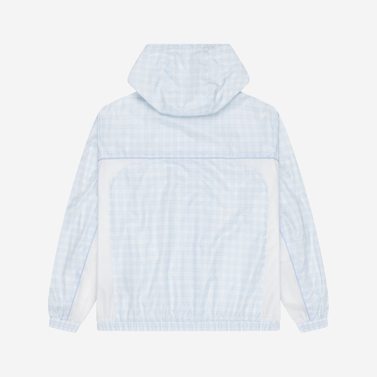 PLAID WINDBREAKER AIR BLUE