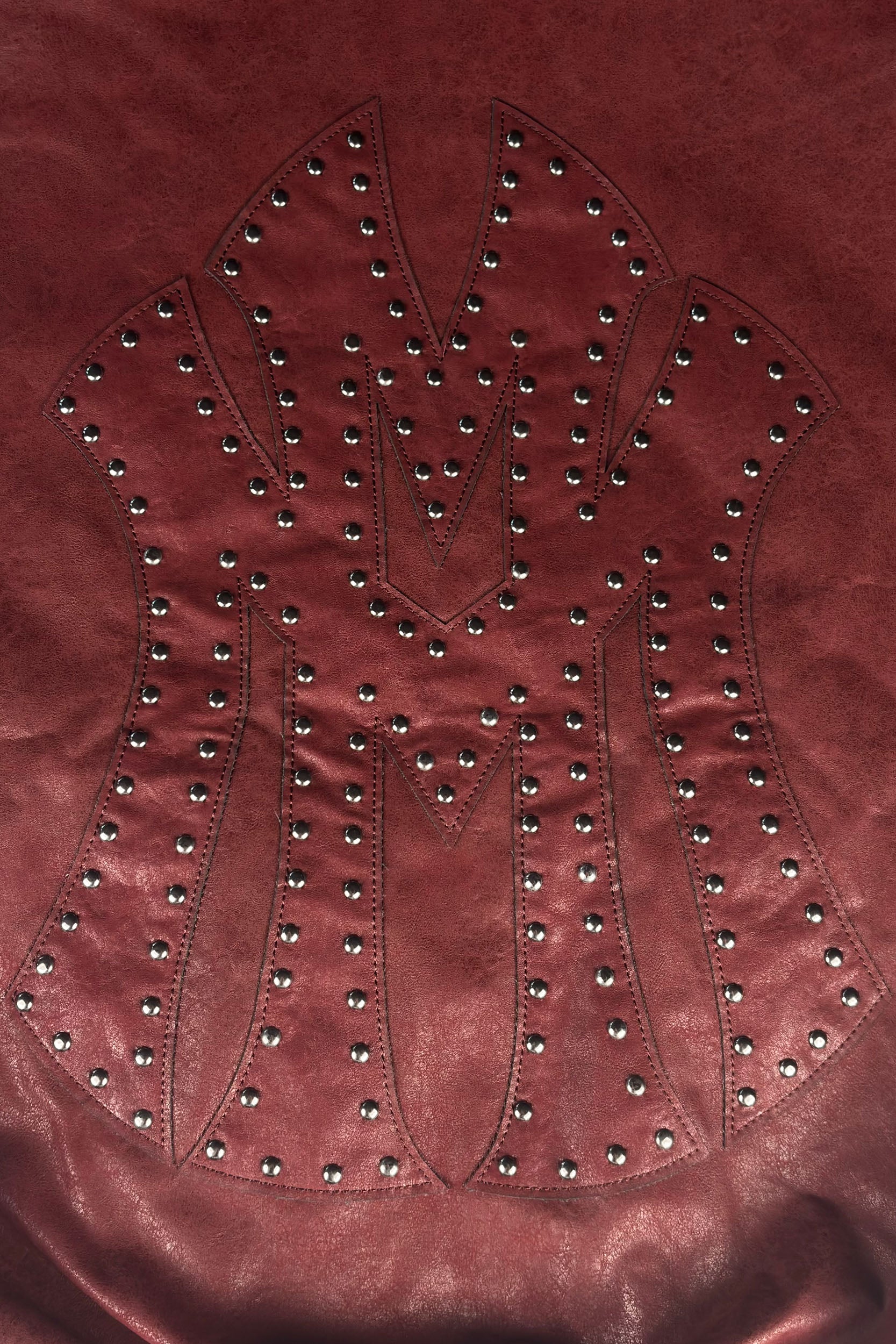 DA BIG M LEATHER JACKET RED