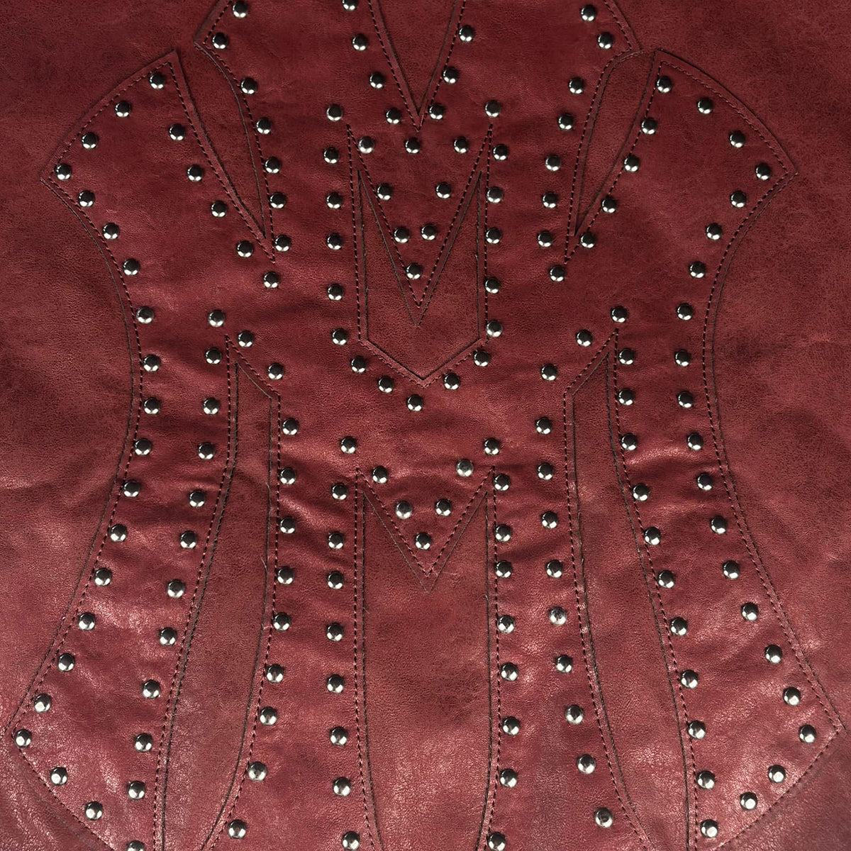 DA BIG M LEATHER JACKET RED