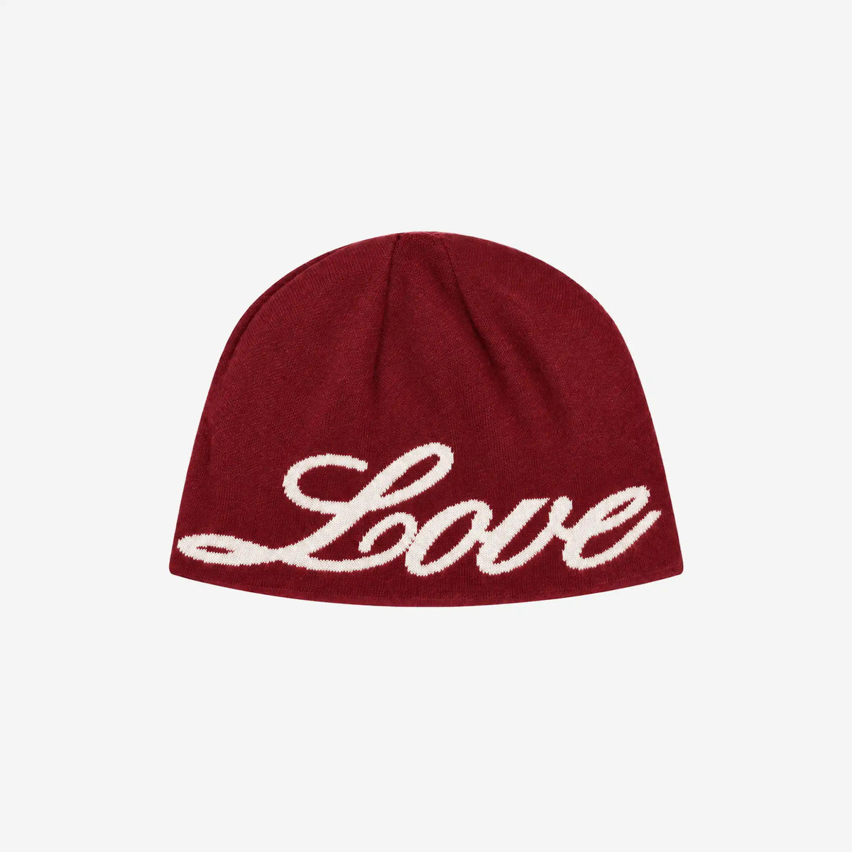 REVERSIBLE MORE MONEY MORE LOVE BEANIE BLACK/RED