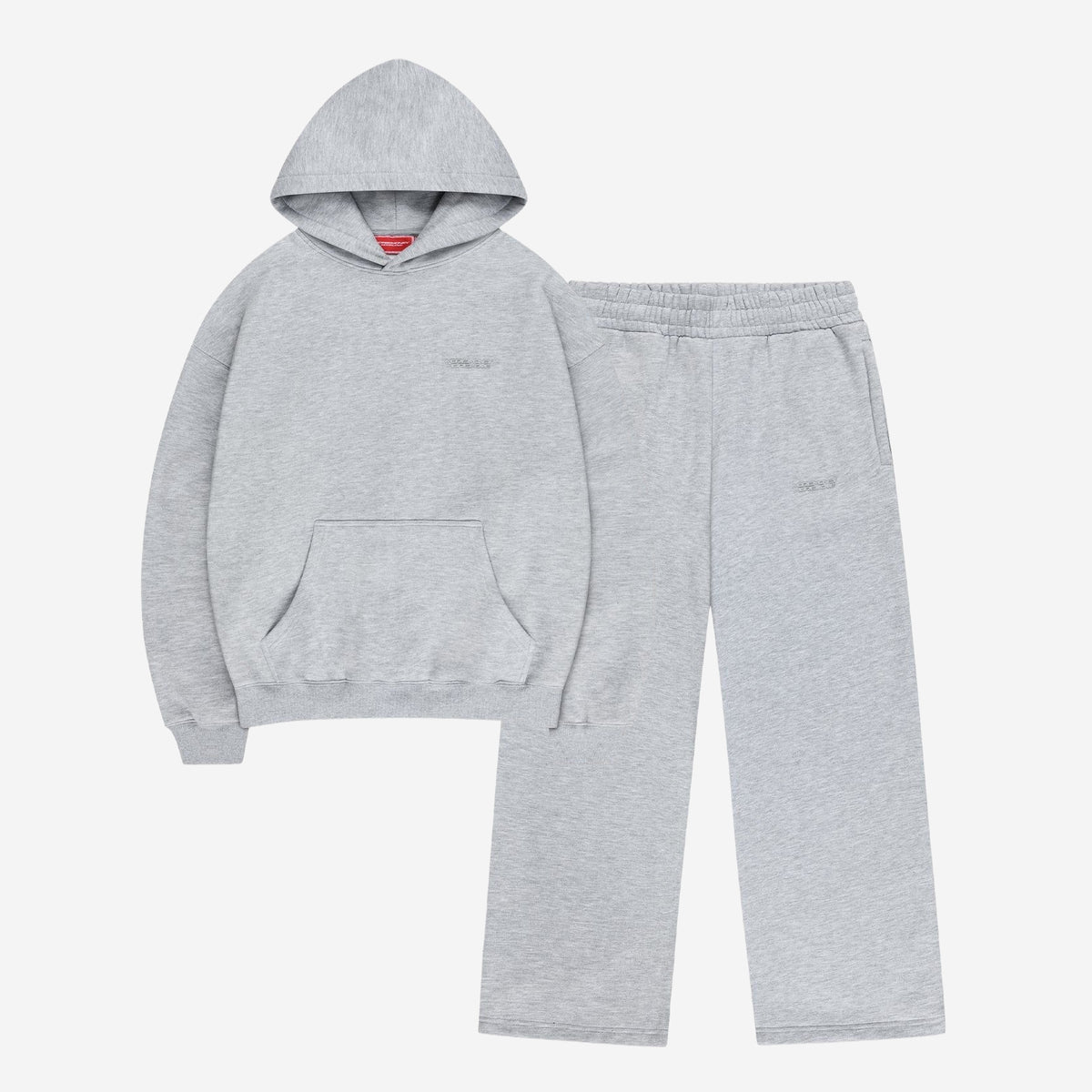 CLOUDS HOODIE + JOGGER GREY MELANGE