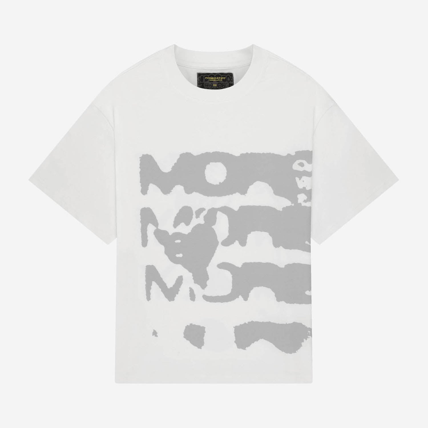 RADIANT CASH TEE WHITE + DIVISION JORTS LIGHT BLUE