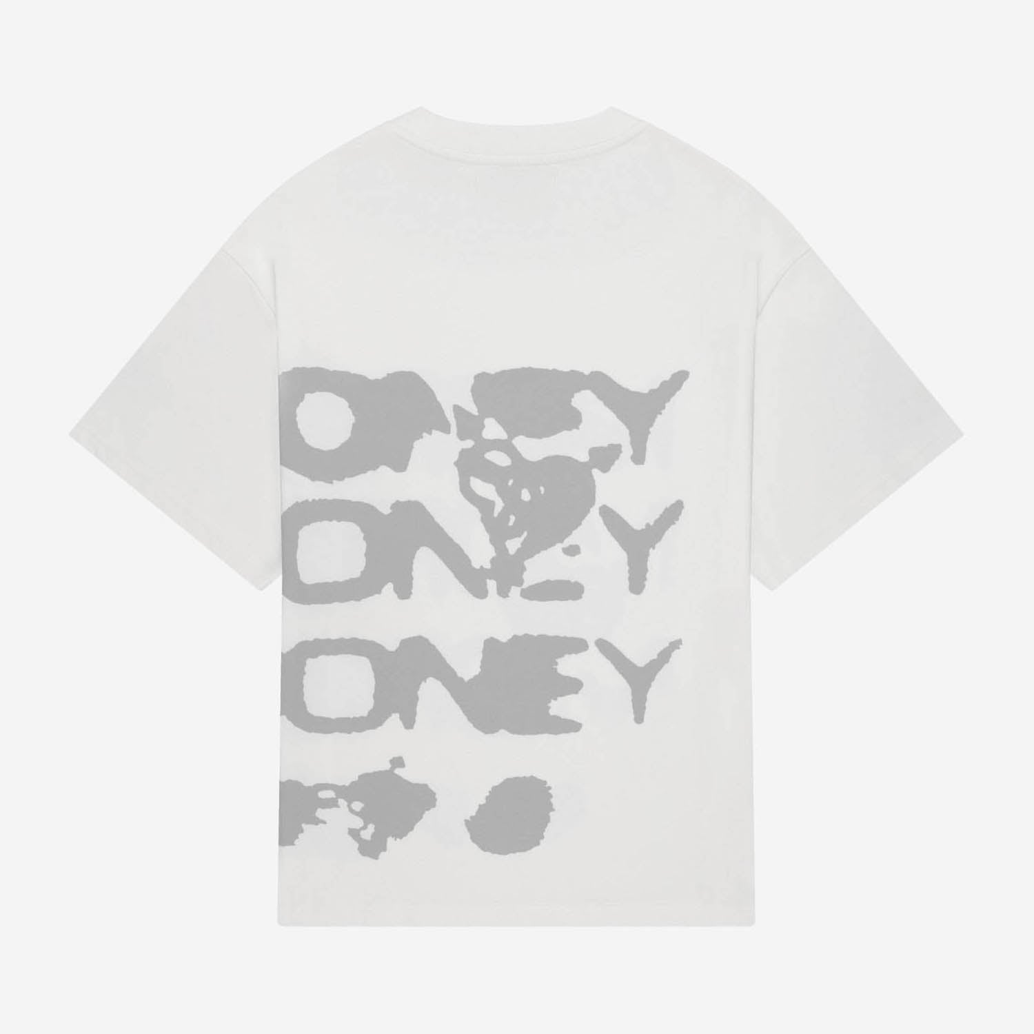 RADIANT CASH TEE WHITE + DIVISION JORTS LIGHT BLUE