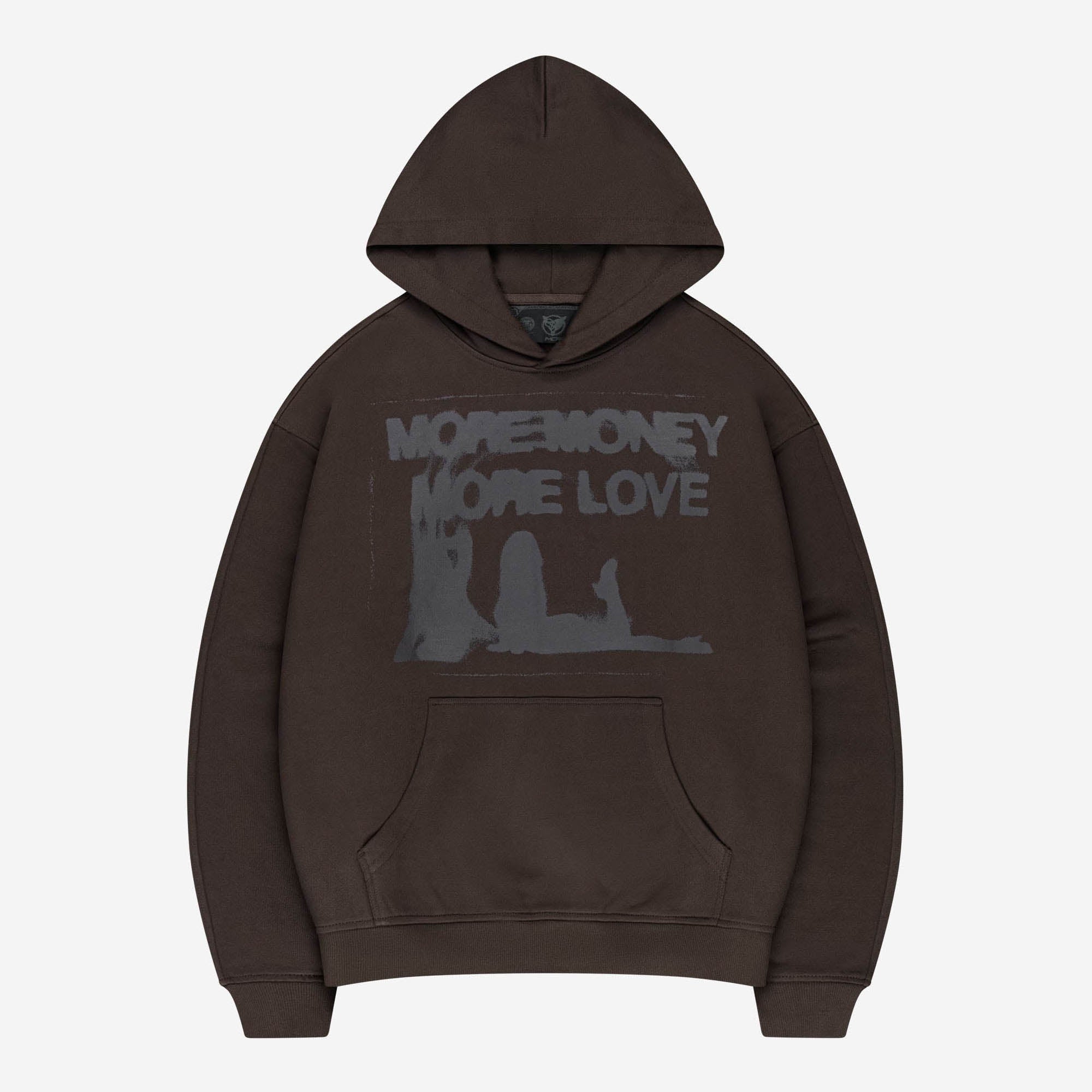 WET DREAM HOODIE DARK BROWN