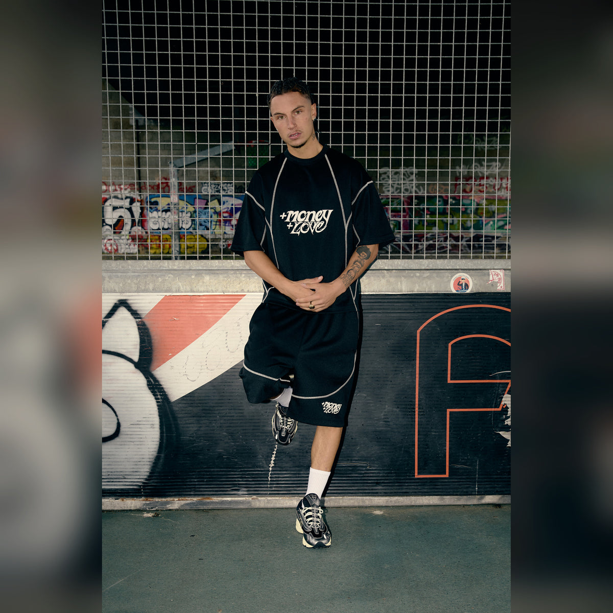 FLATLOCK JERSEY BLACK