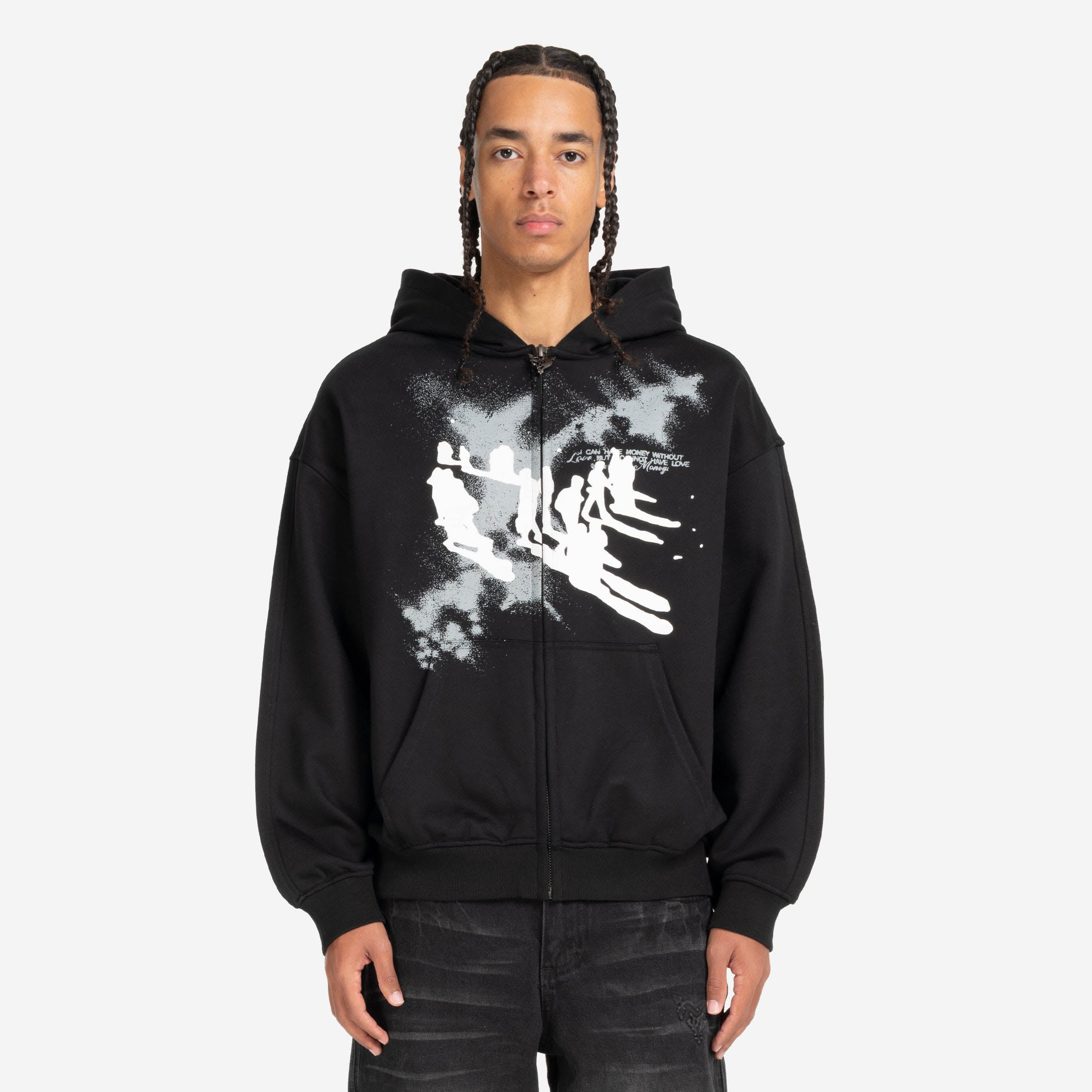 TRANSCENDENTAL ZIP ALL BLACK